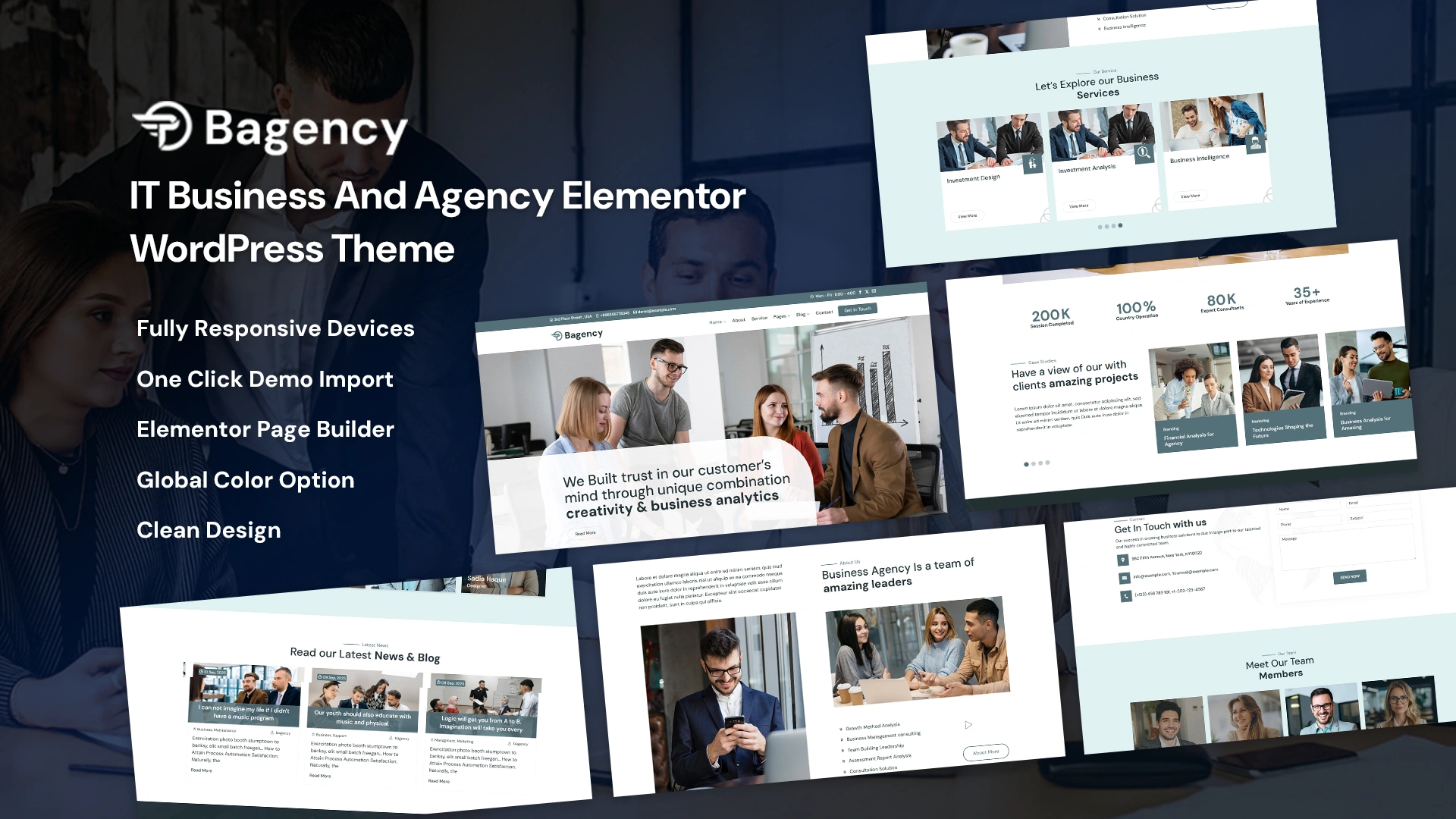 Bagency - IT Business And Agency WordPress Theme