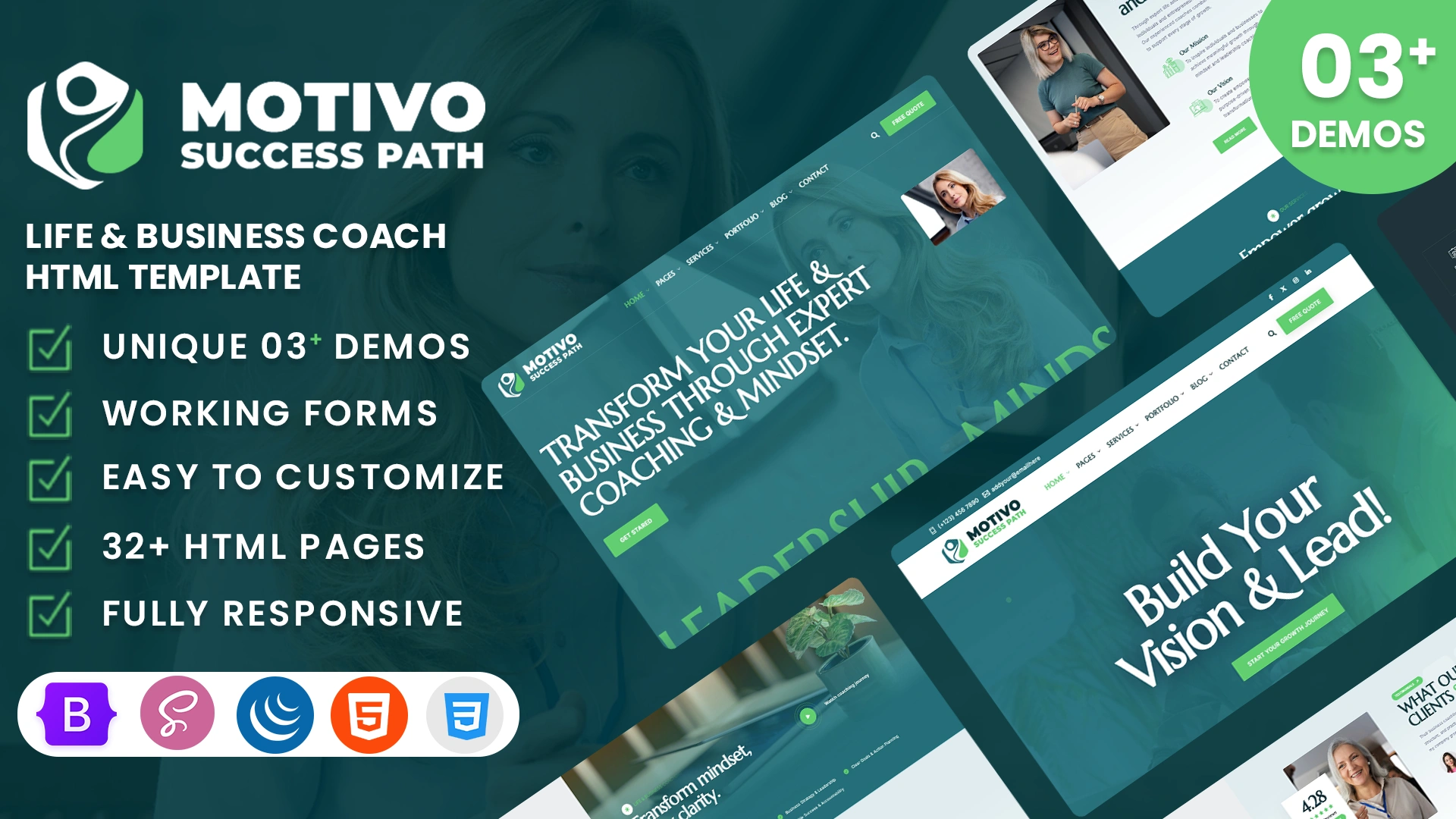 Motivo - Life & Business Coach HTML Template
