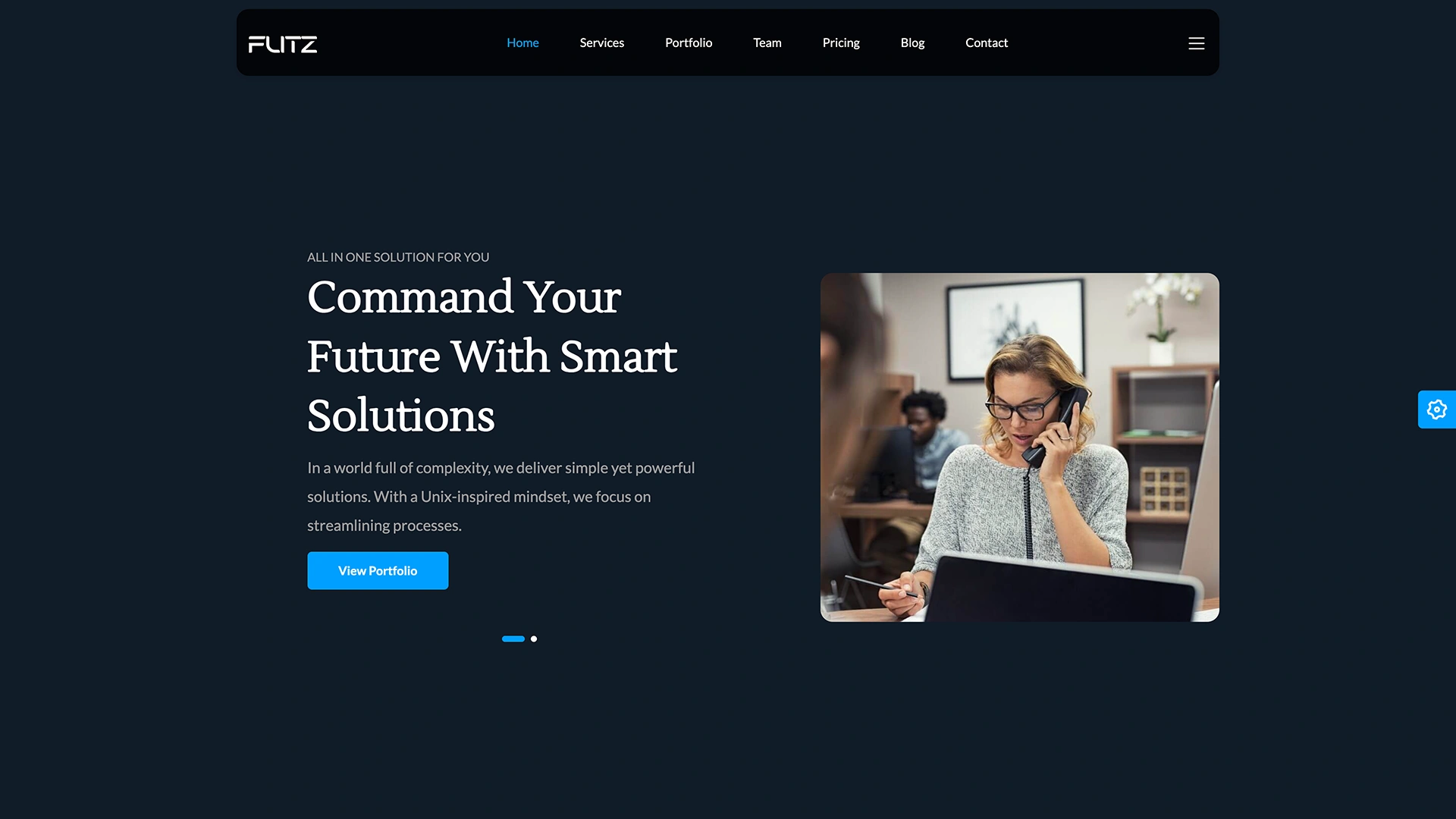 Flitz - Landing Page Templates + LTR & RTL + Light & Dark