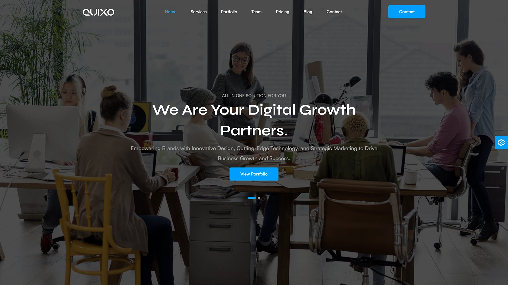 Quixo - Landing Page Templates + LTR & RTL + Light & Dark