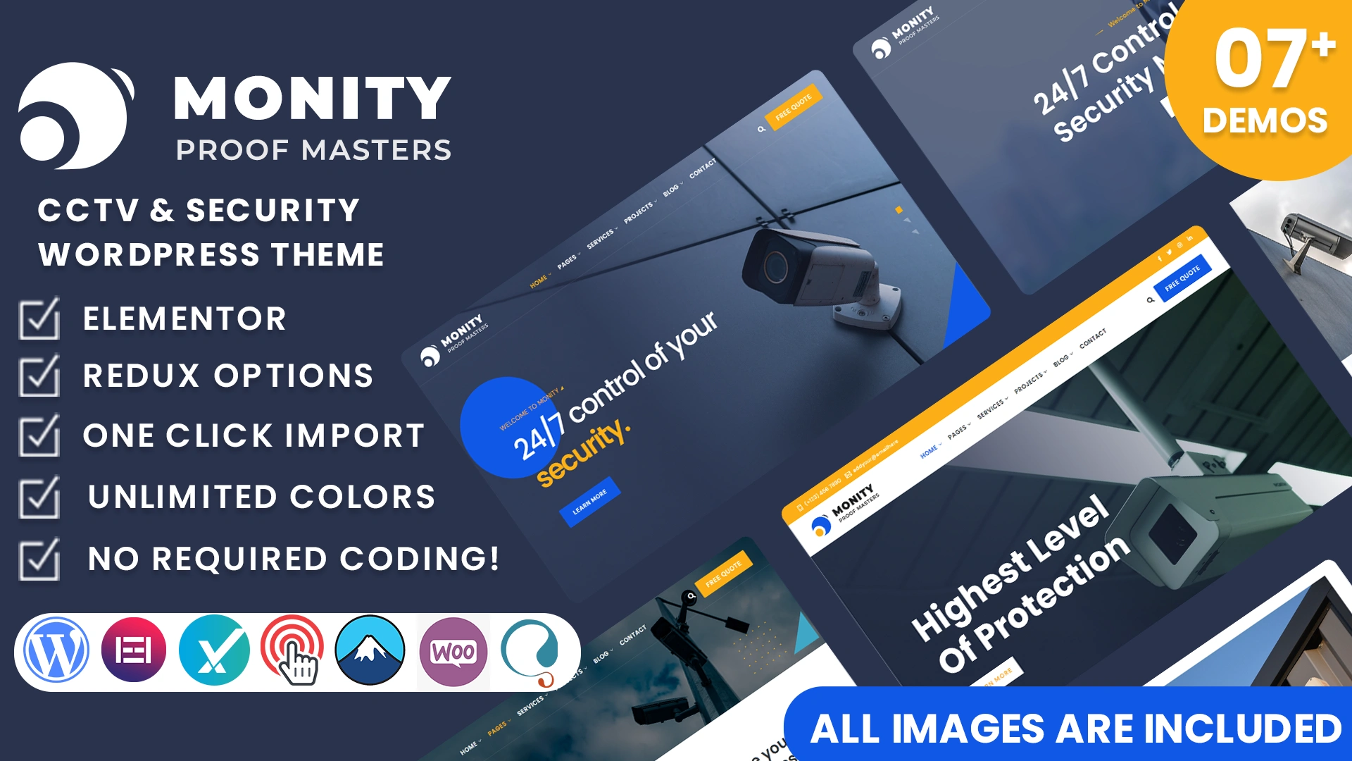 Monity - CCTV & Security WordPress Theme