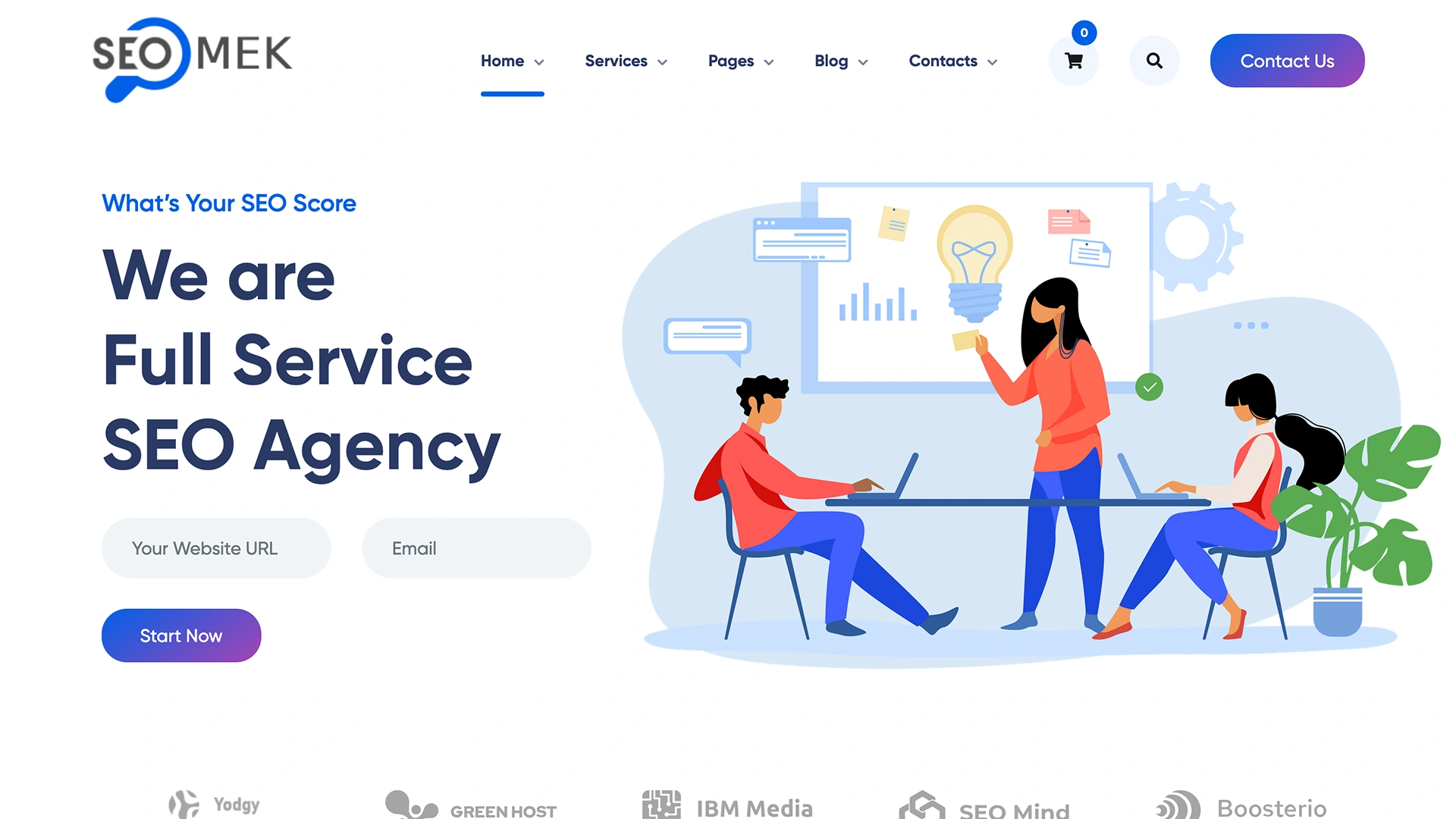 SEOMEK - SEO & Marketing HTML Template