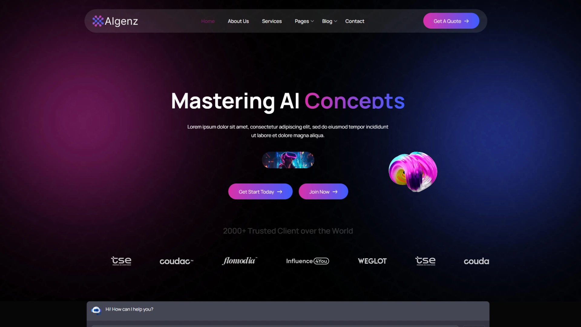 AIgenz - AI Agency WordPress Theme