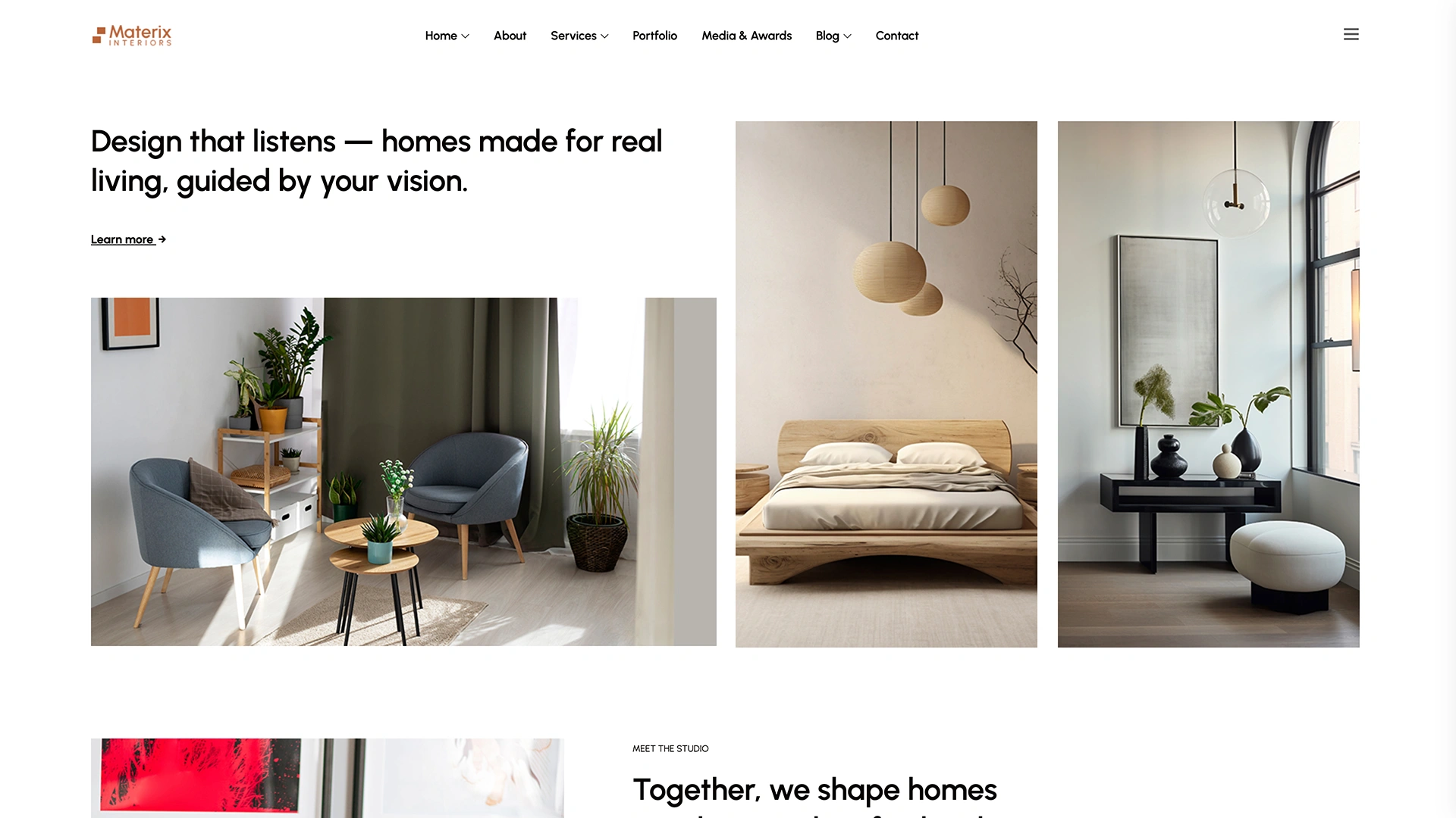 Materix - Minimal and Architecture WordPress Theme