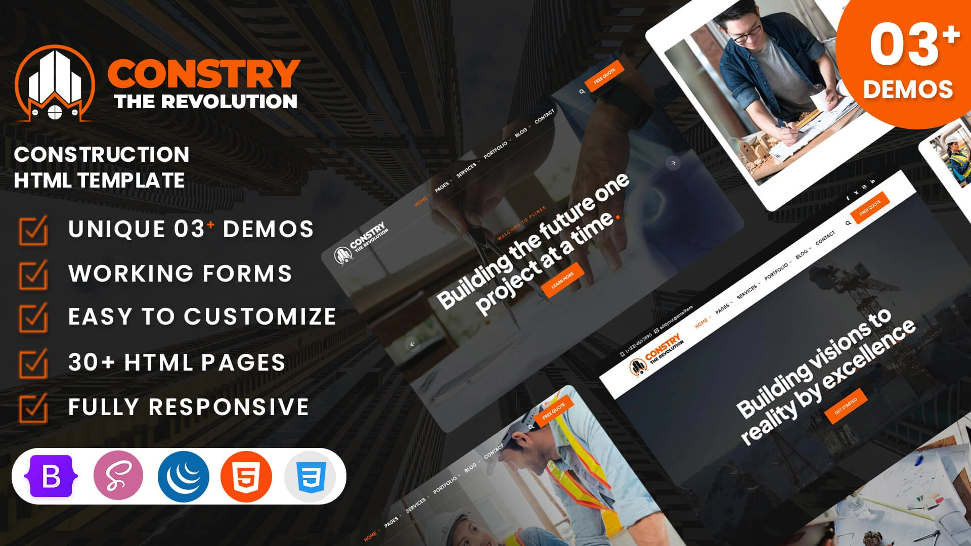 Constry - Construction HTML Template