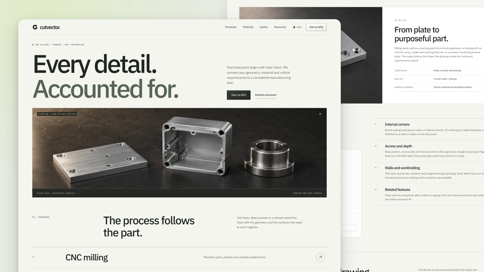 Cutvector - CNC Machining HTML Website Template