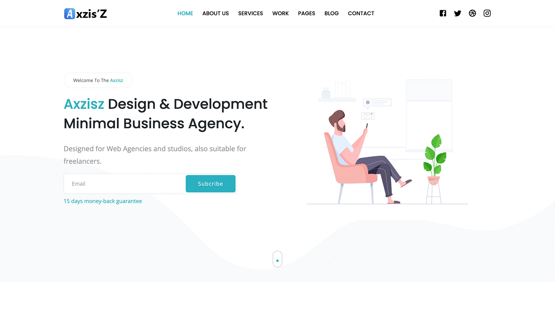 Axzisz - Startup Agency and SasS Template