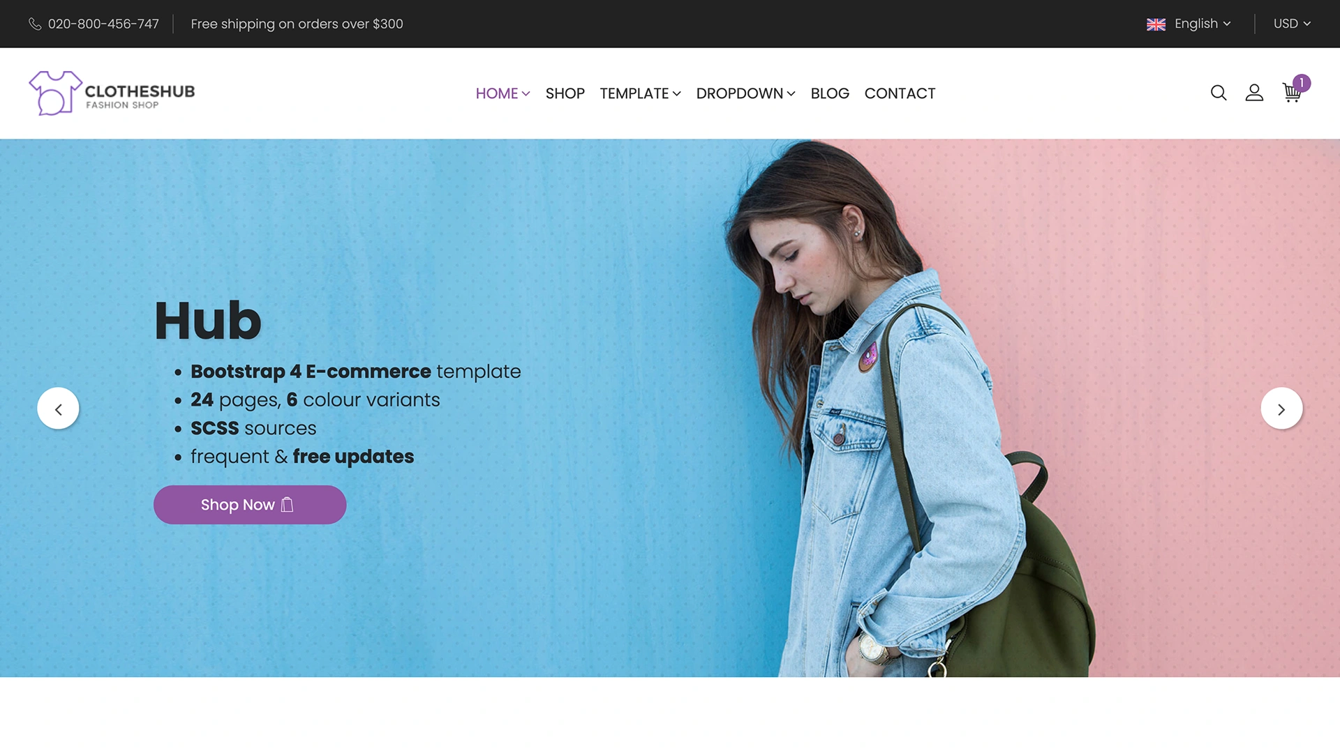 hub-bootstrap-4-e-commerce-template-by-ondrique