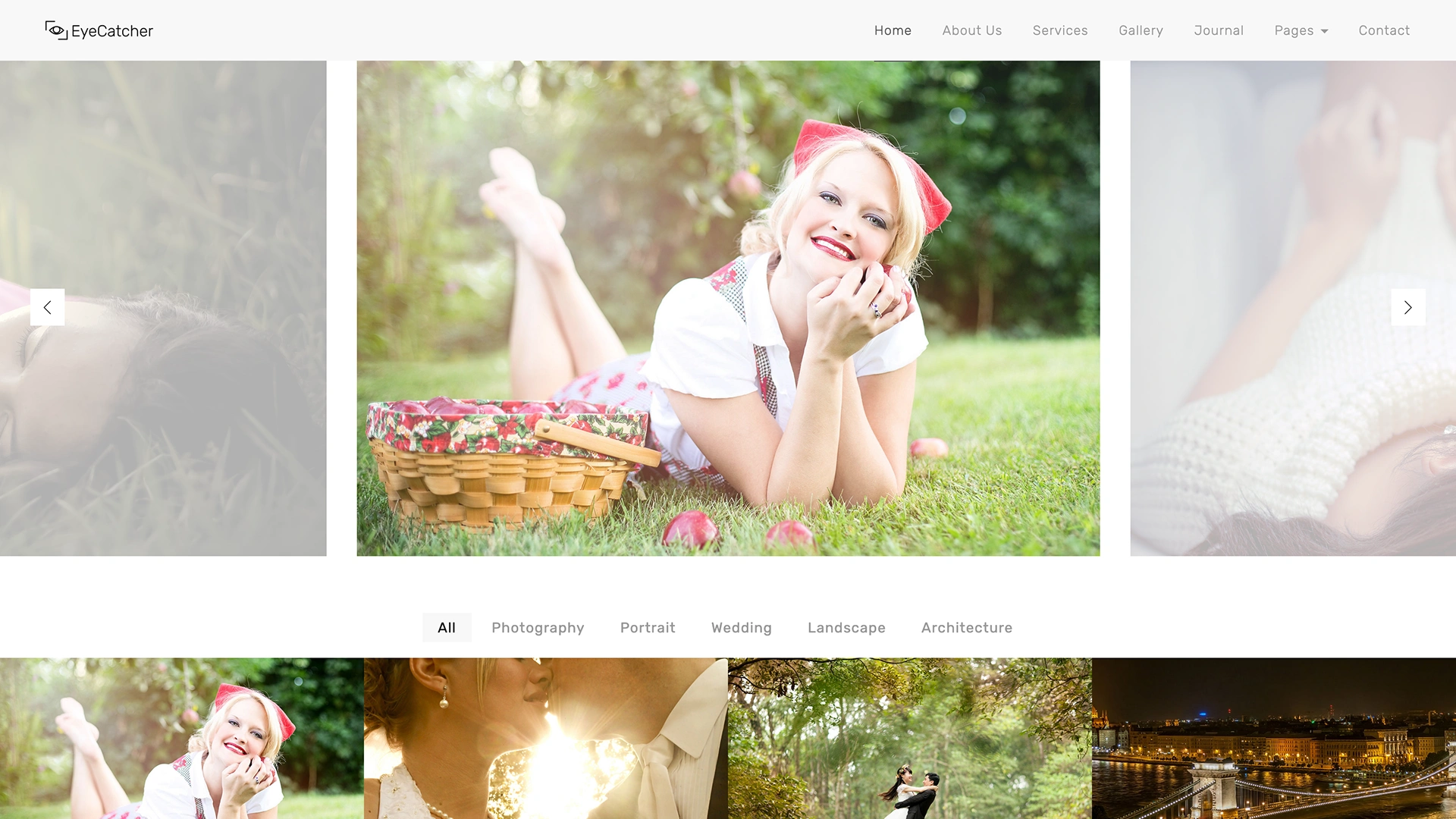 EyeCatcher - Photography Portfolio Template