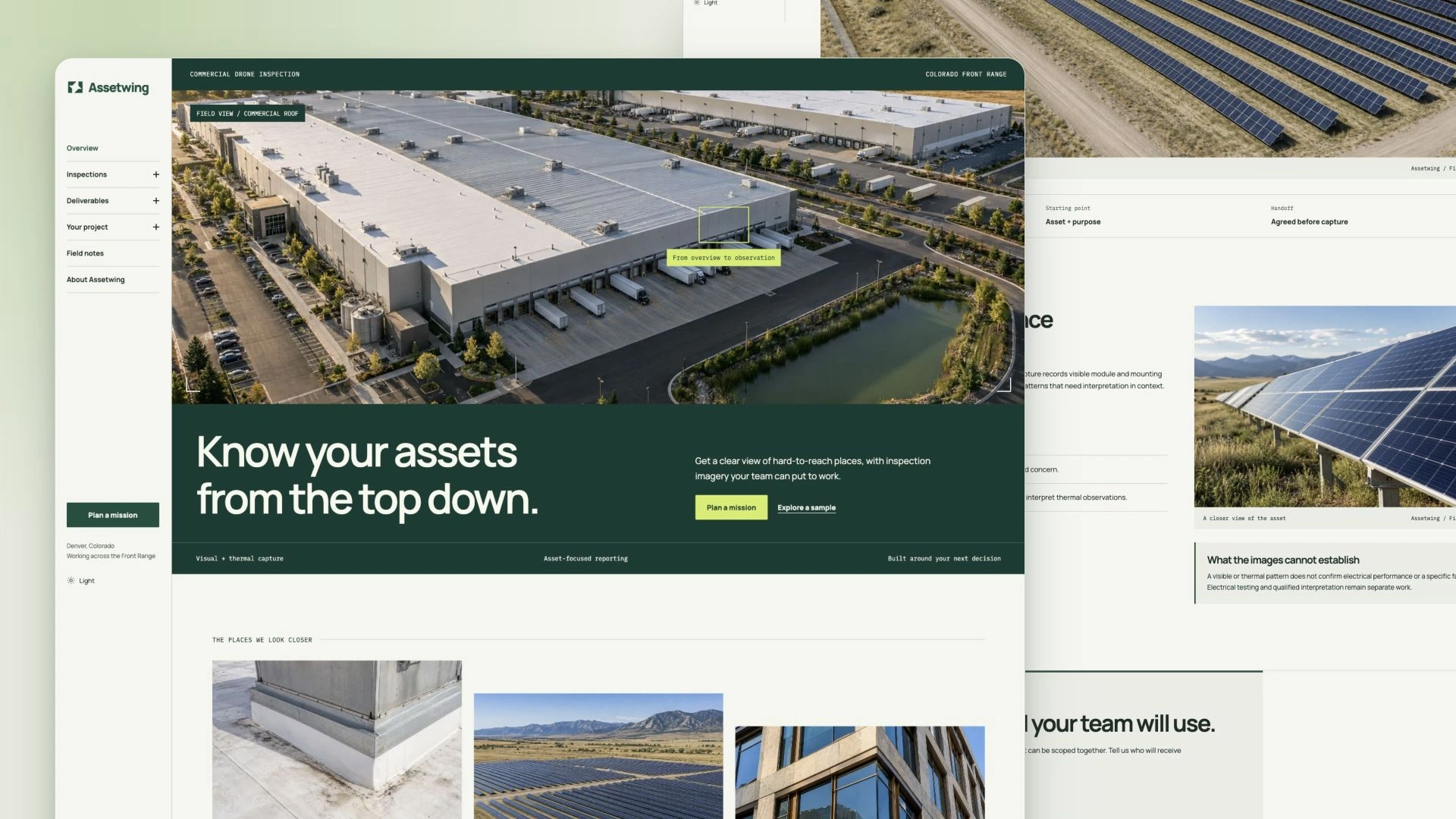 Assetwing - Commercial Drone Inspection HTML Website Template