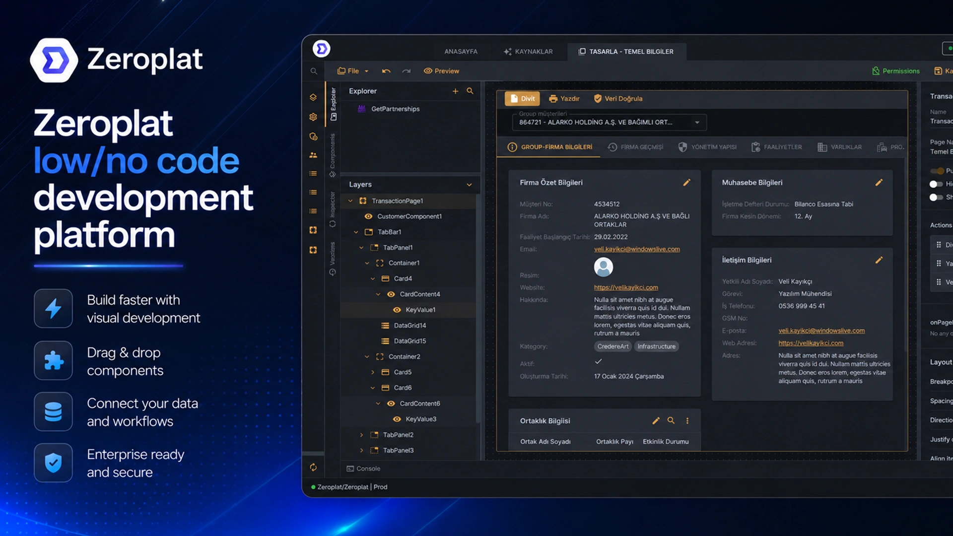 Zeroplat - Low-Code Application Development Platform
