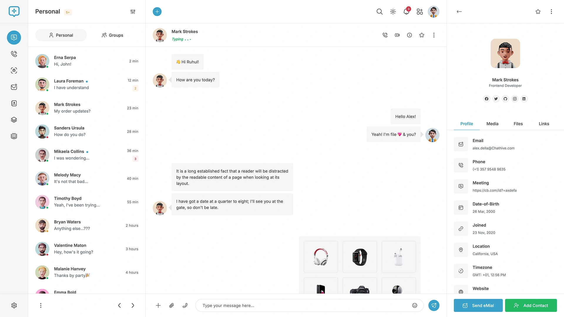 Chathive - Modern Chat & Discussion Platform Template