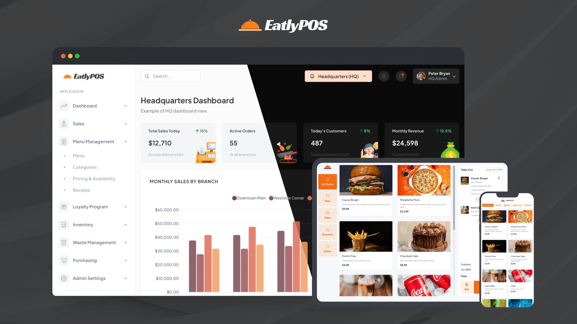 EatlyPOS - Next.js Restaurant Management System Template & POS