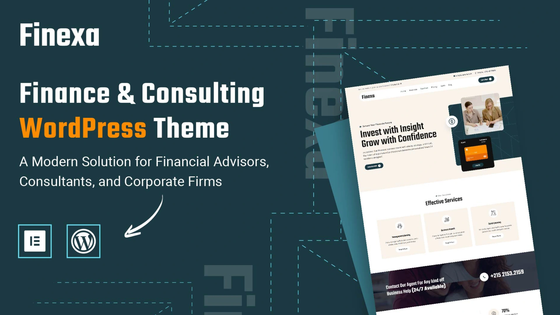 Finexa - Finance & Consulting WordPress Theme