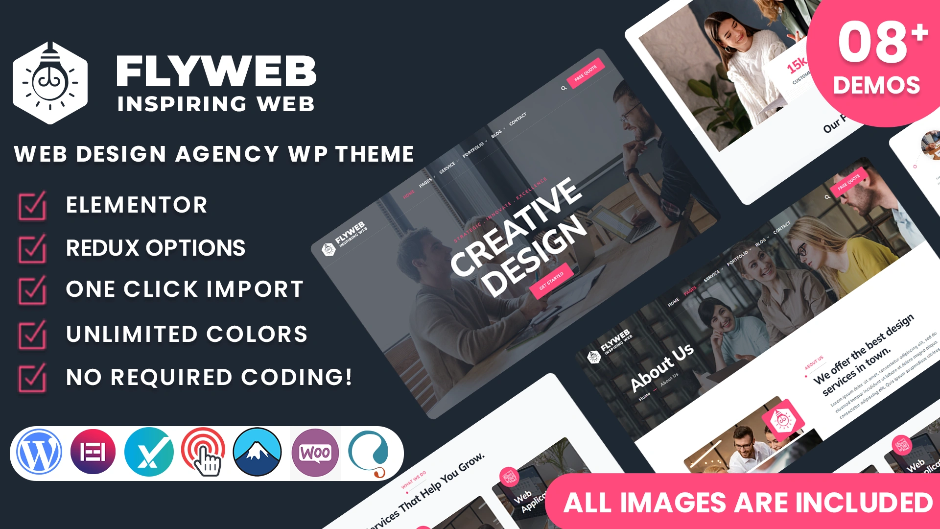 Flyweb - Web Design Agency WordPress Theme