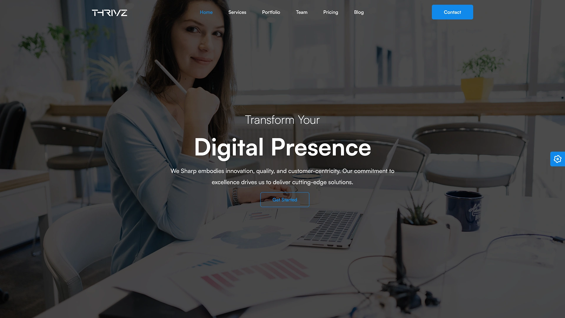 Thrivz - Landing Page Templates + LTR & RTL + Light & Dark