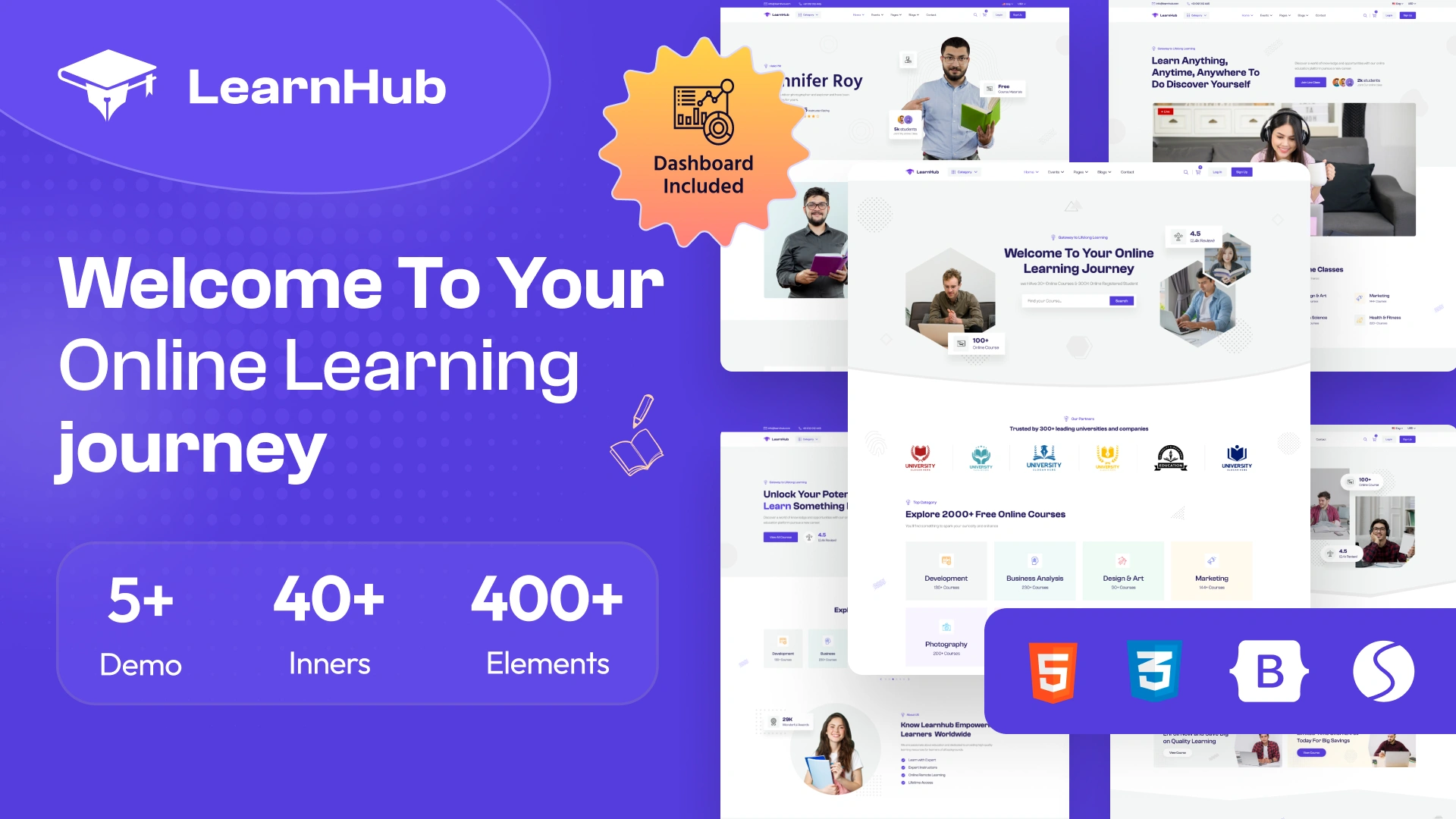 LearnHub - Education HTML Template