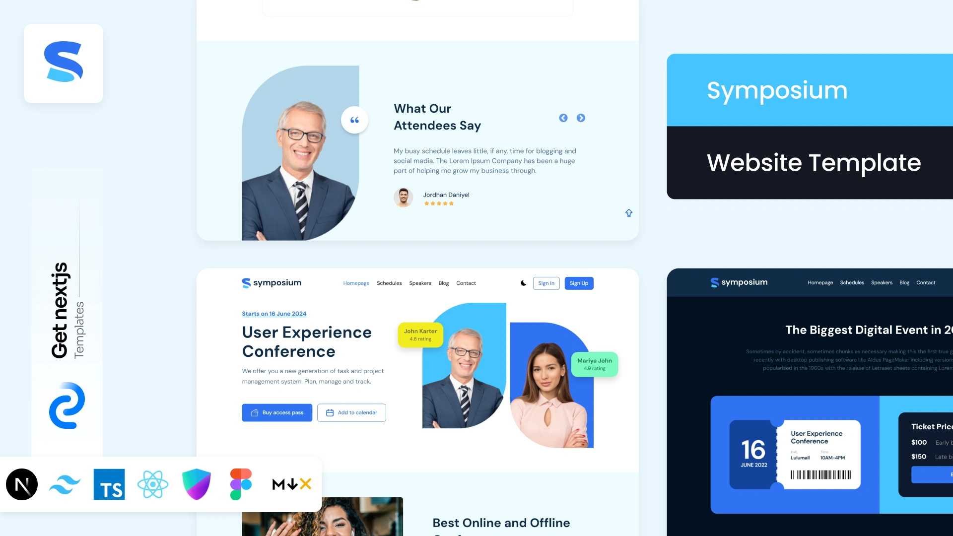 Symposium - NextJs Website Template for Event & Conference