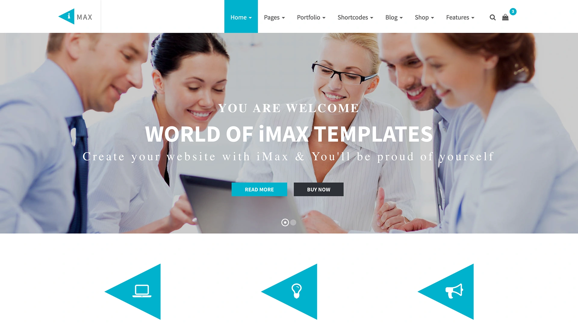 iMax - Responsive Multipurpose Template made by ImmersiveSoul ...