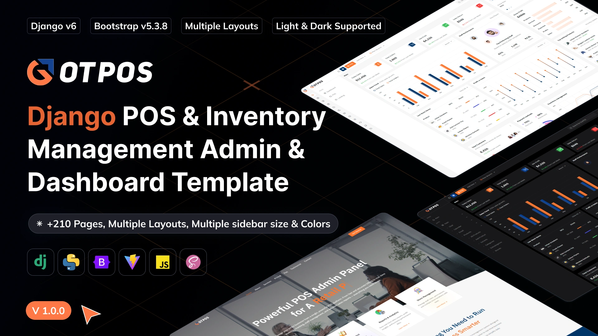 GotPos - Django POS & Inventory Management Admin & Dashboard Template