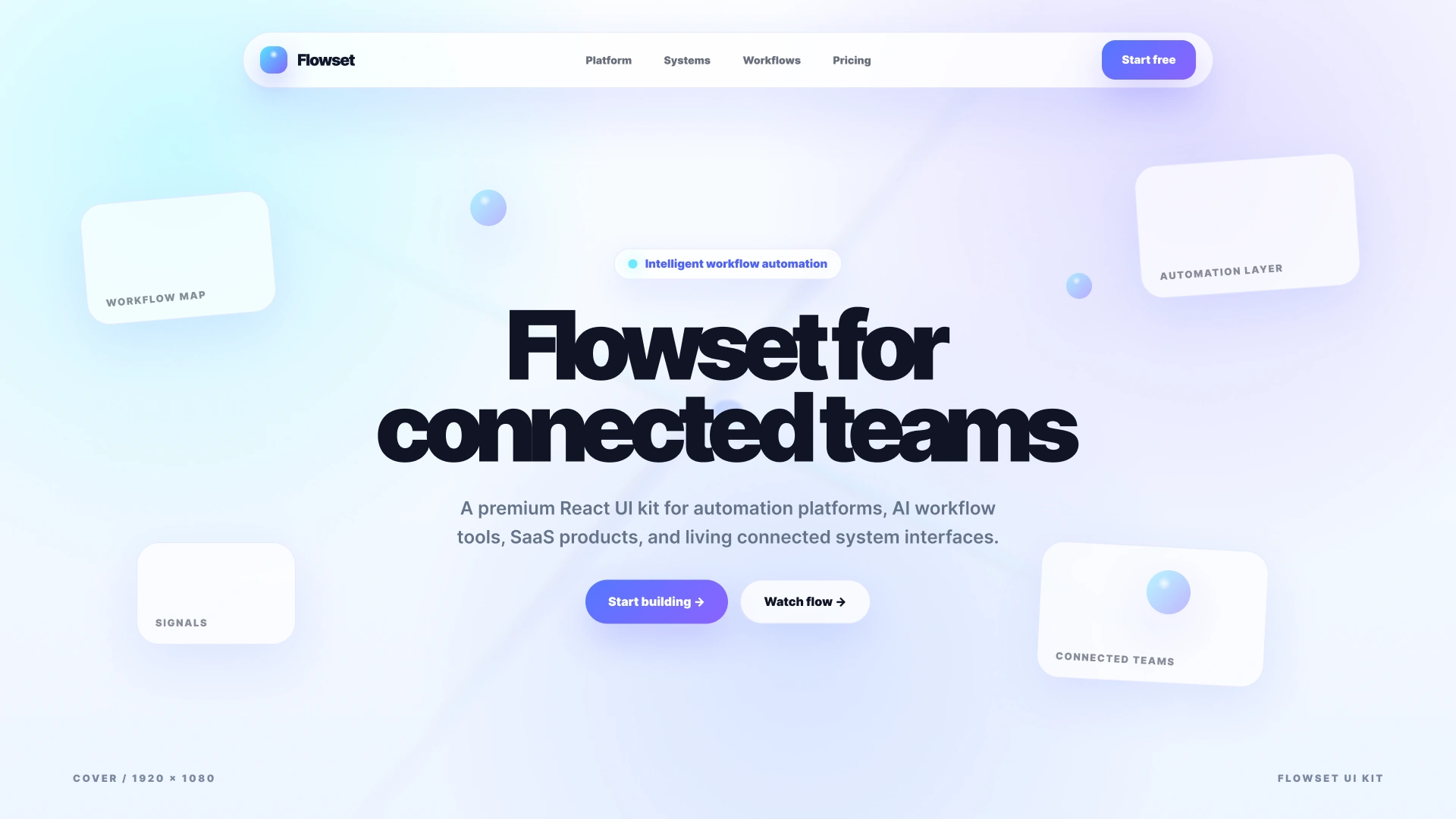 Flowset - Modern SaaS Startup Website Template
