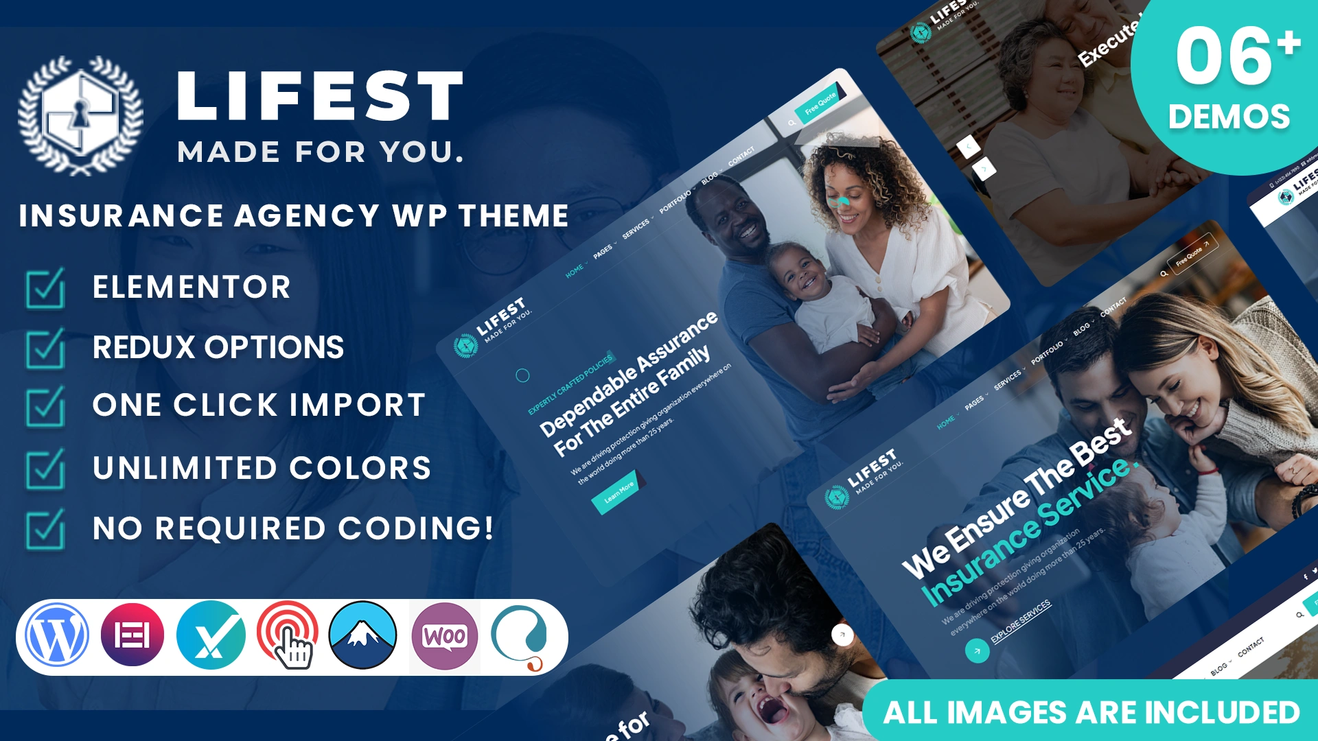 Lifest - Insurance Agency WordPress Theme