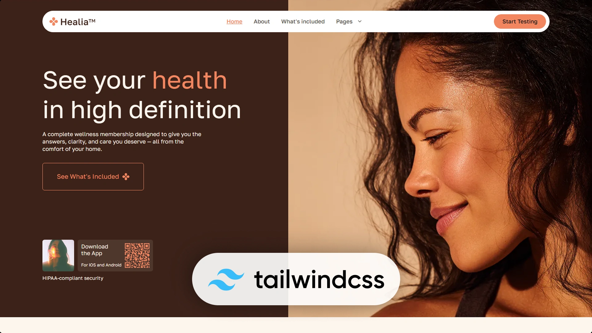 Healia - Medical & Healthcare Tailwind CSS 4 Website Template