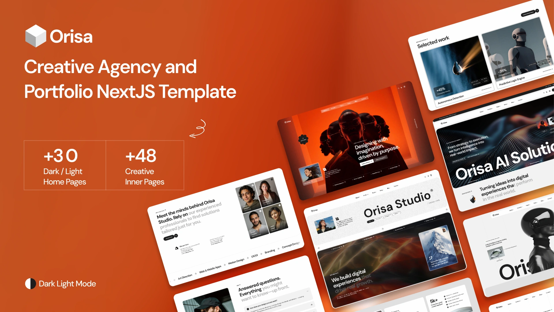 Orisa - Creative Agency & Portfolio Next.js Template