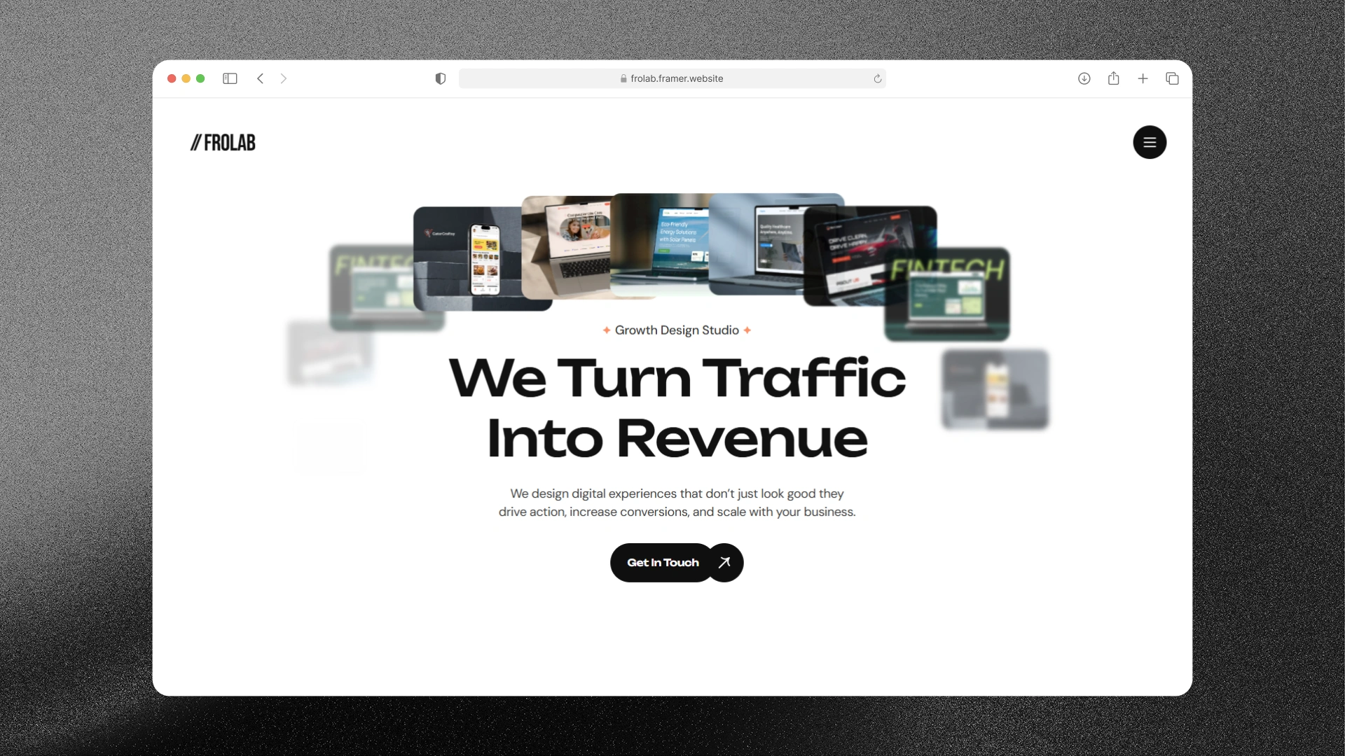 Frolab - Agency & Portfolio Framer Template
