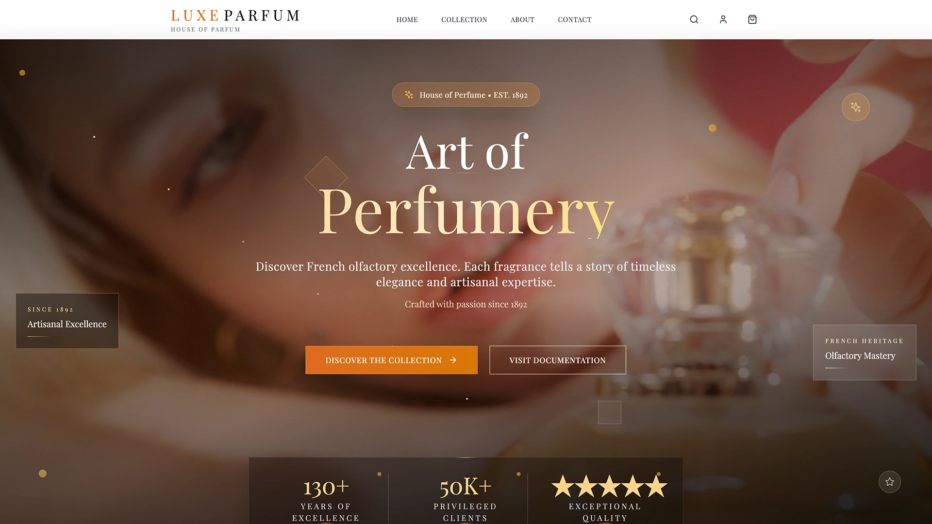 Luxe Parfum - Luxury Perfume eCommerce Template