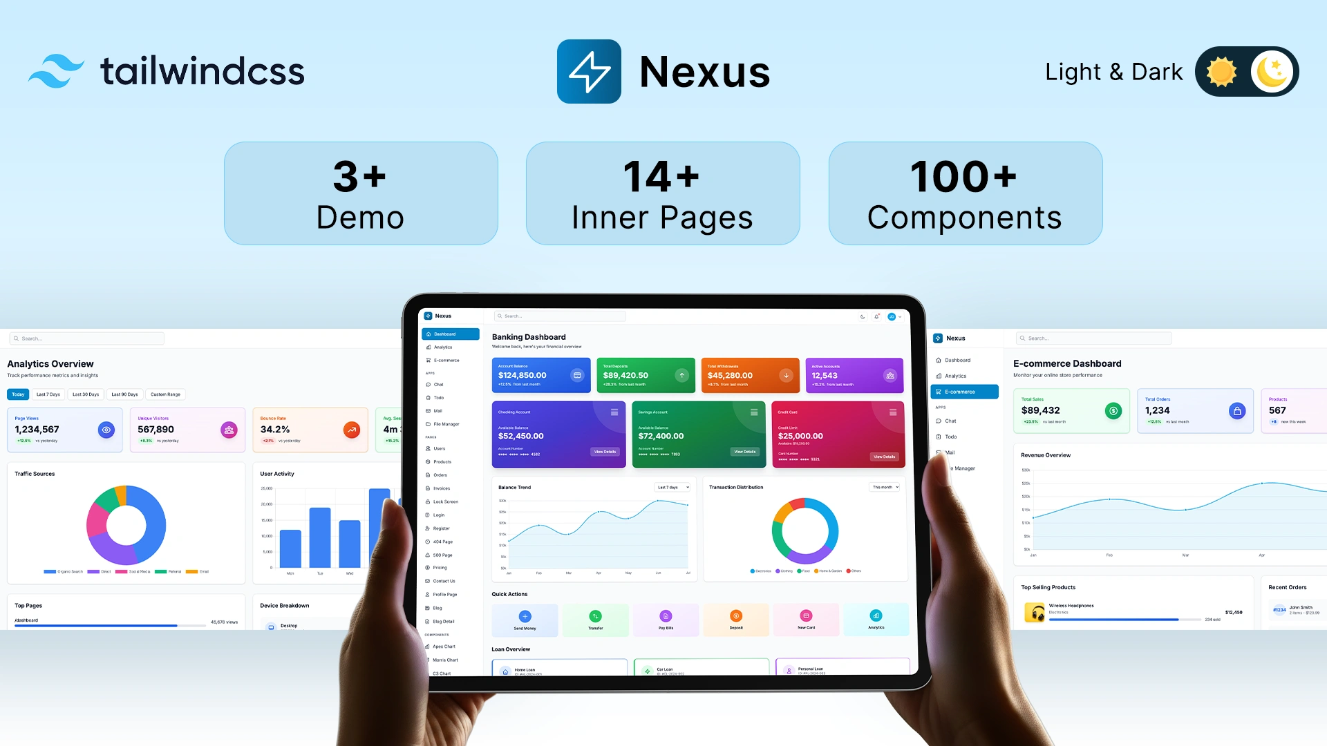 Nexus - Multipurpose Admin Dashboard HTML Template