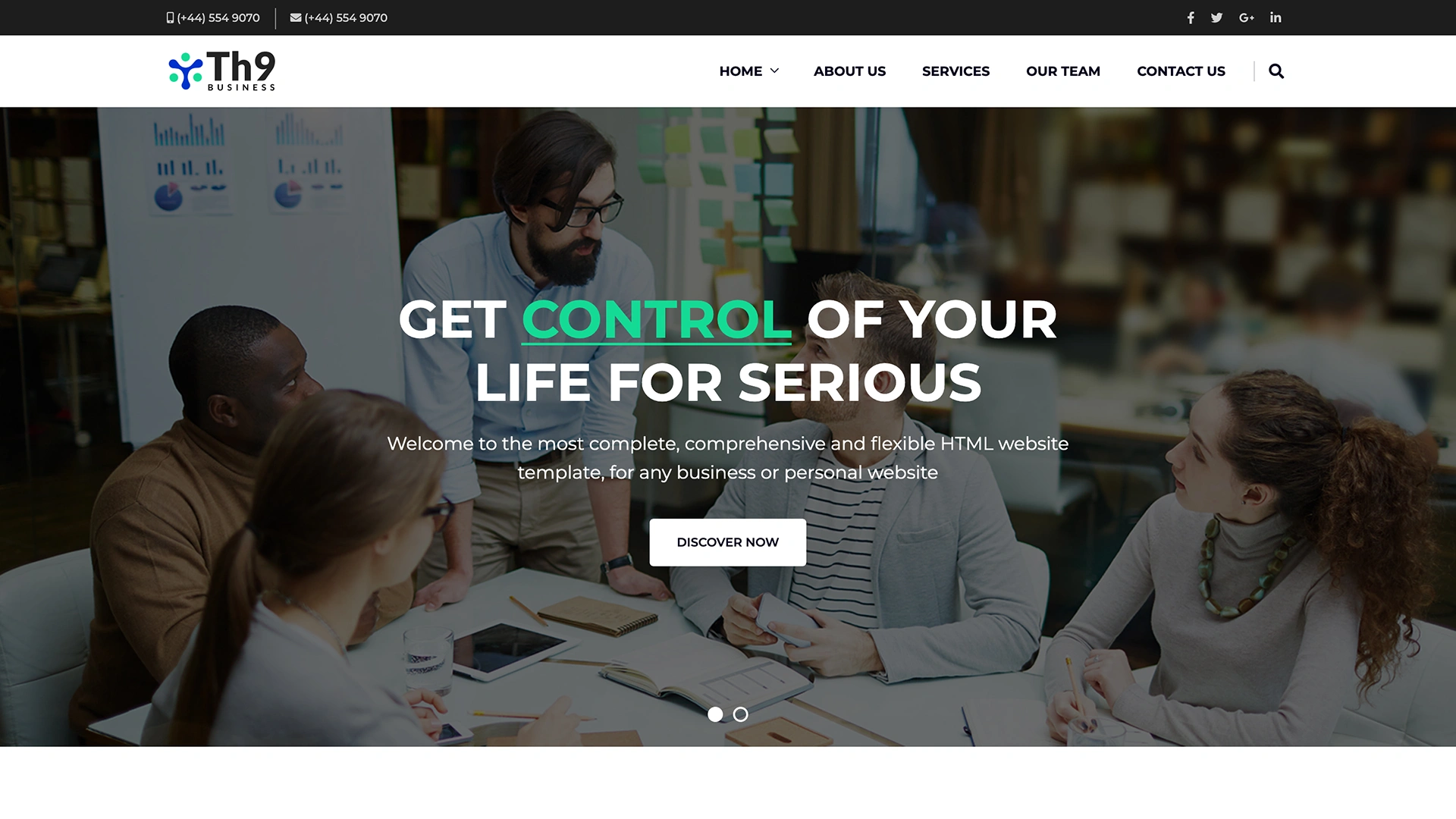 The9 - Multipurpose Design Agency & Creative Studio Template