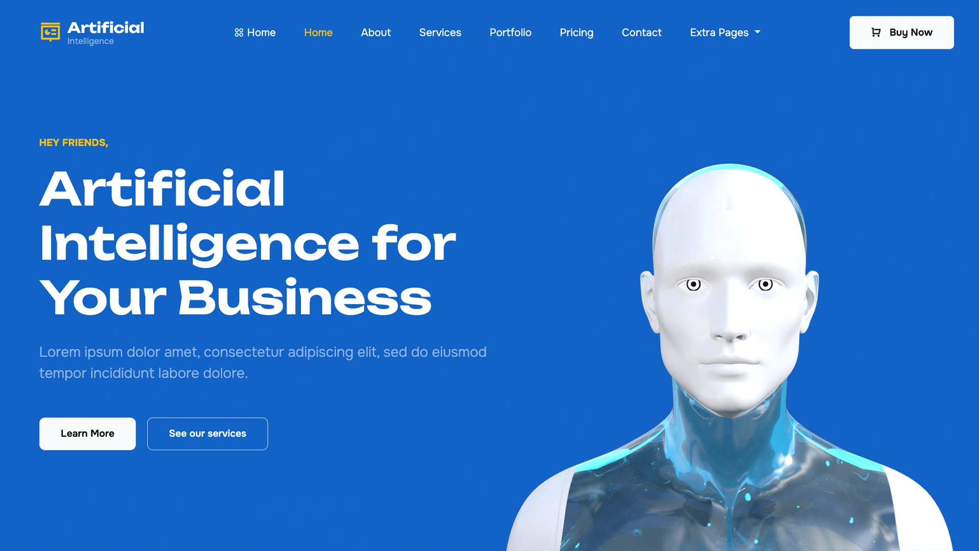 Aix - AI Business & Agency Website Template