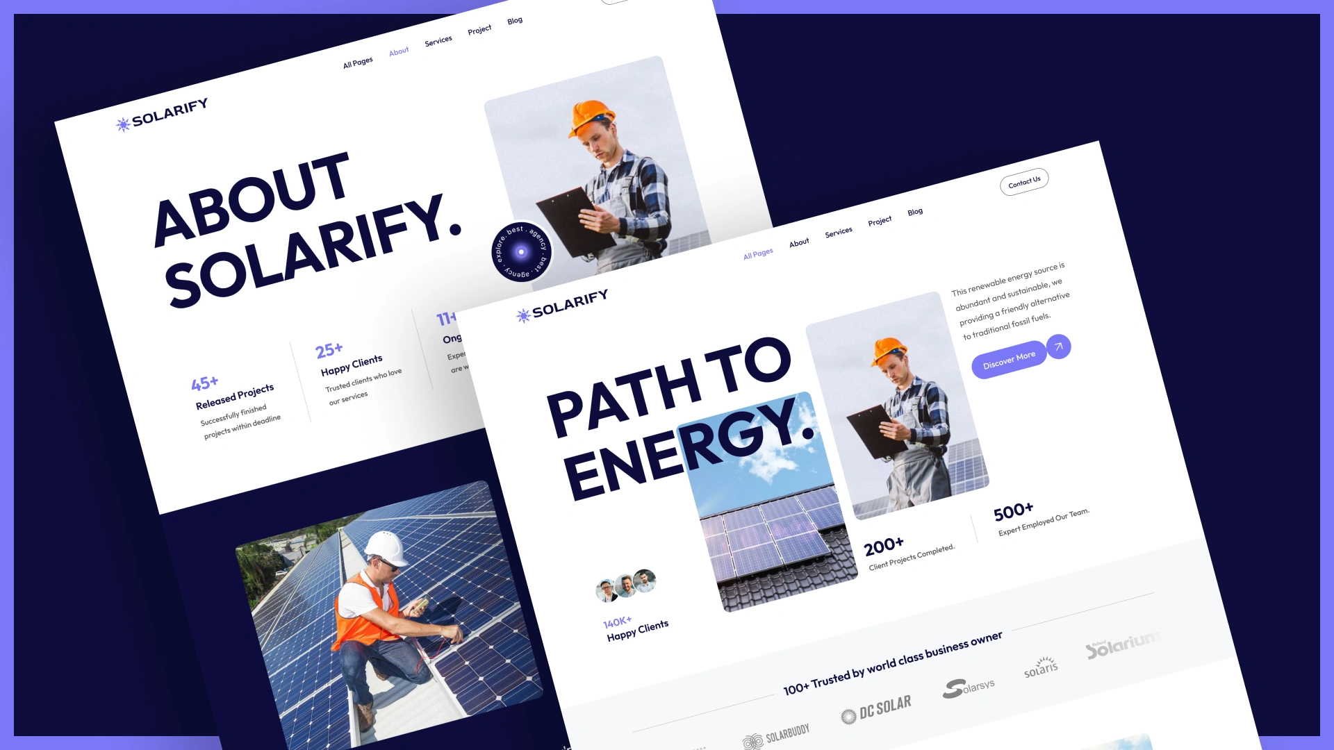 Solarify - Solar & Renewable Energy Figma Website Template