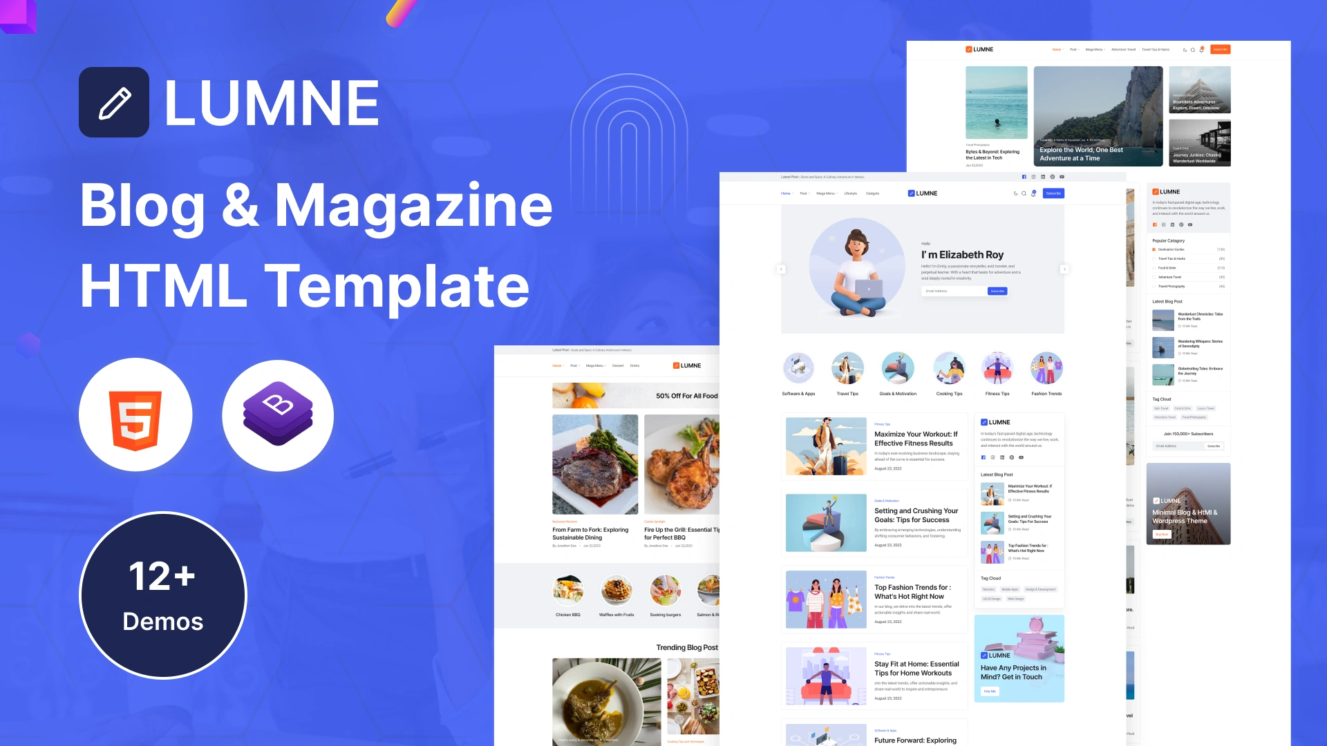 Lumne - Blog & Magazine HTML Template