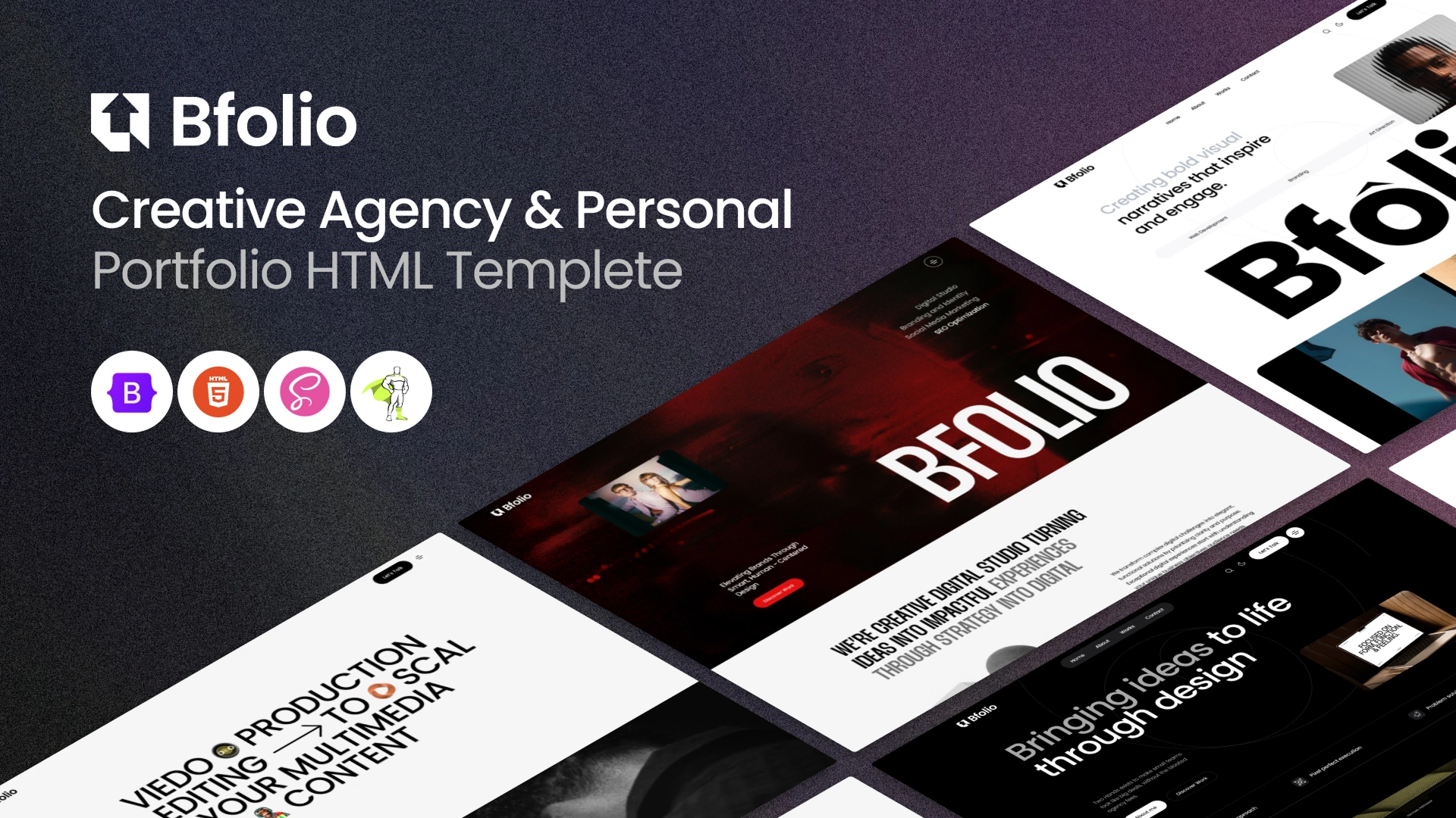 Bfolio - Personal Portfolio HTML Template