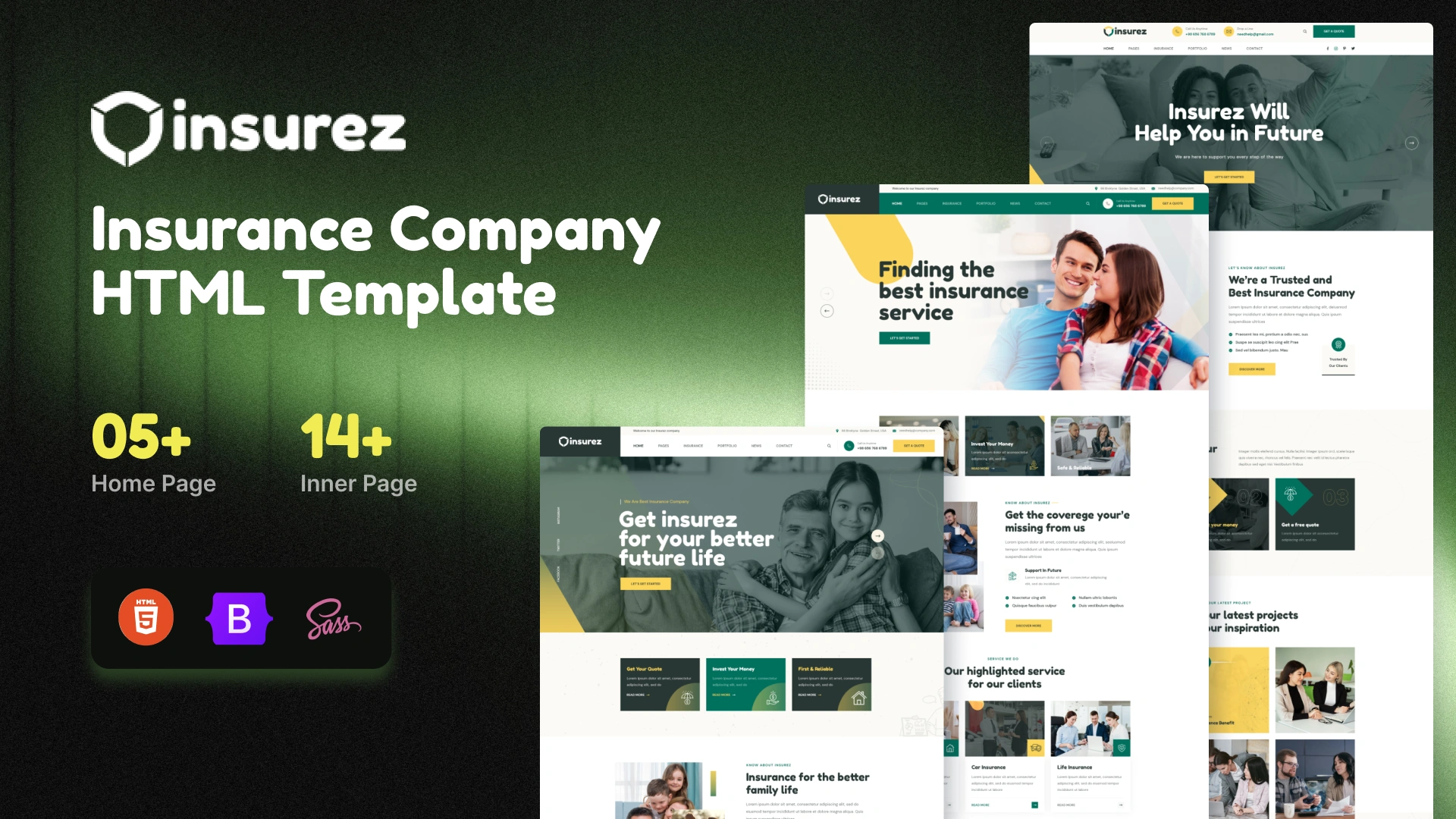 Insurez - Insurance Company HTML Template