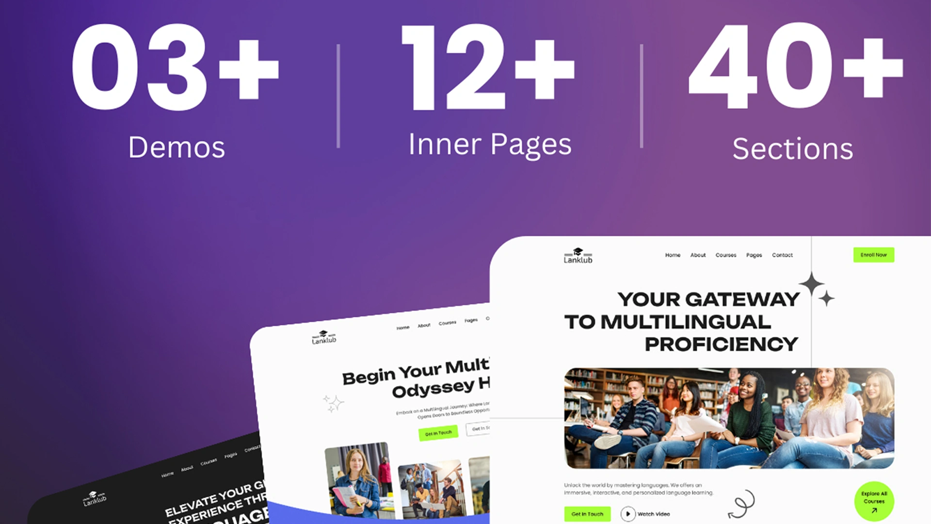 Lanklub - Next.js Multi-Language Learning Template