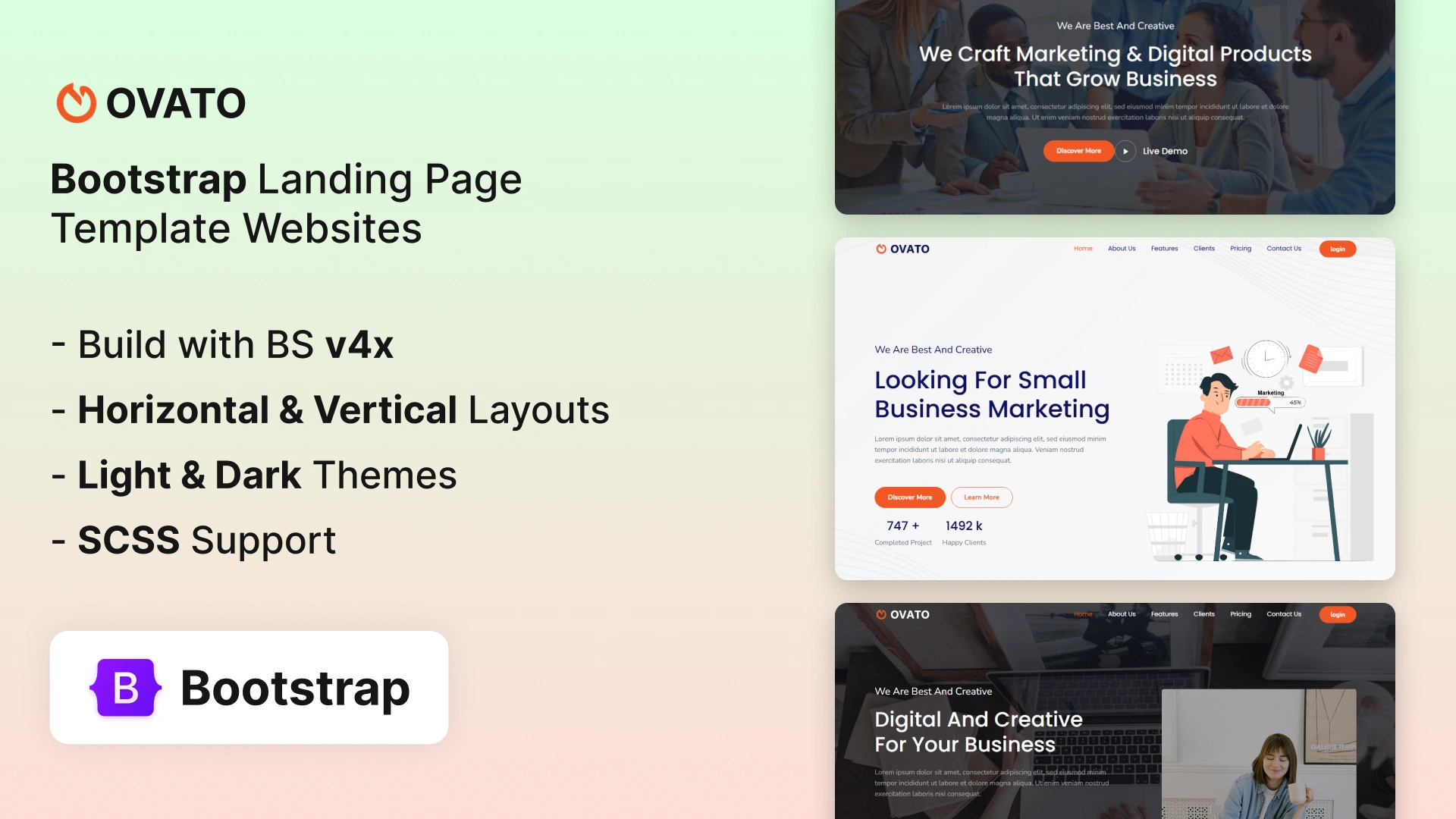 Ovato - Creative Responsive HTML Template