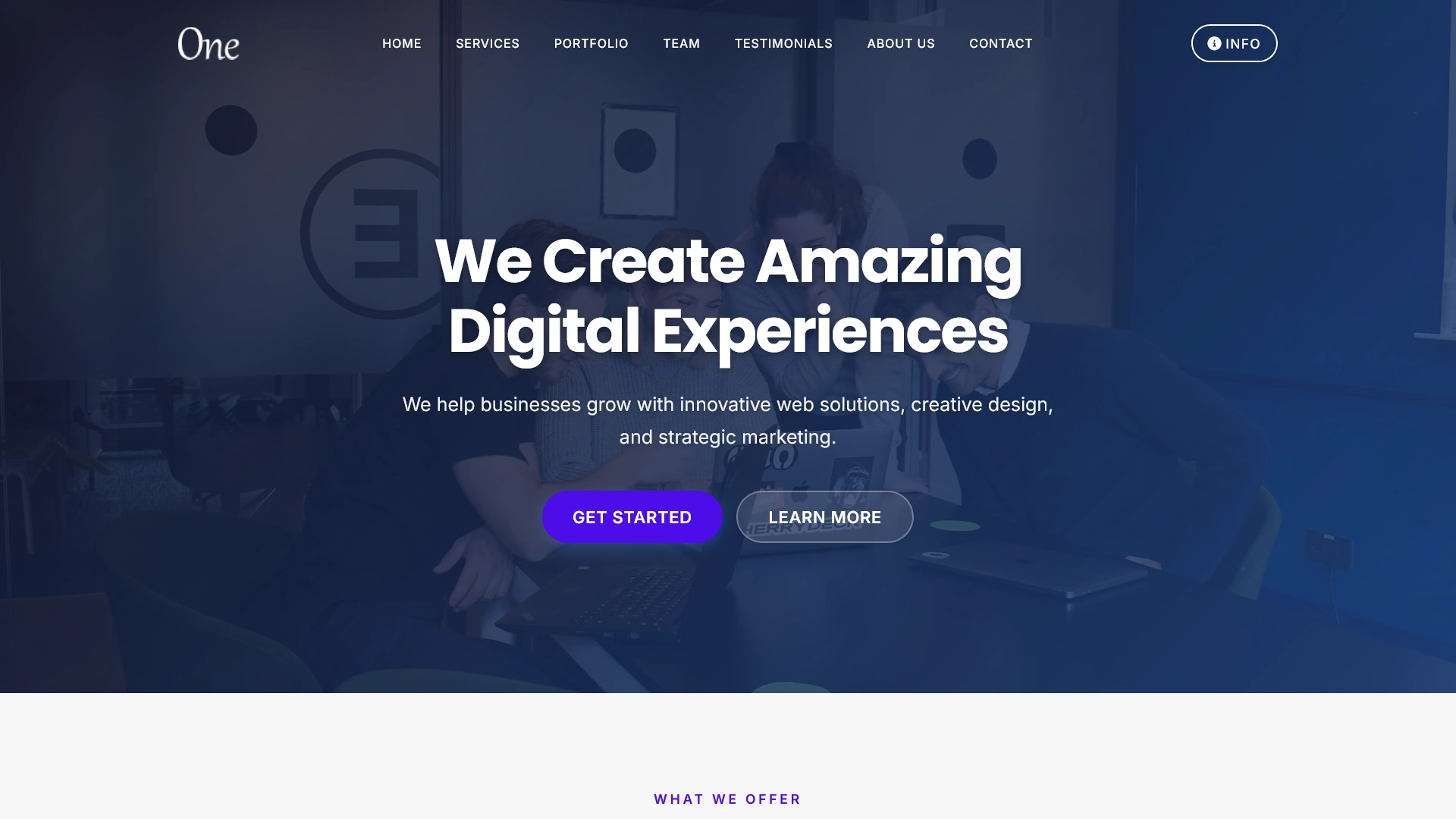 ONE - Onepage Business Agency