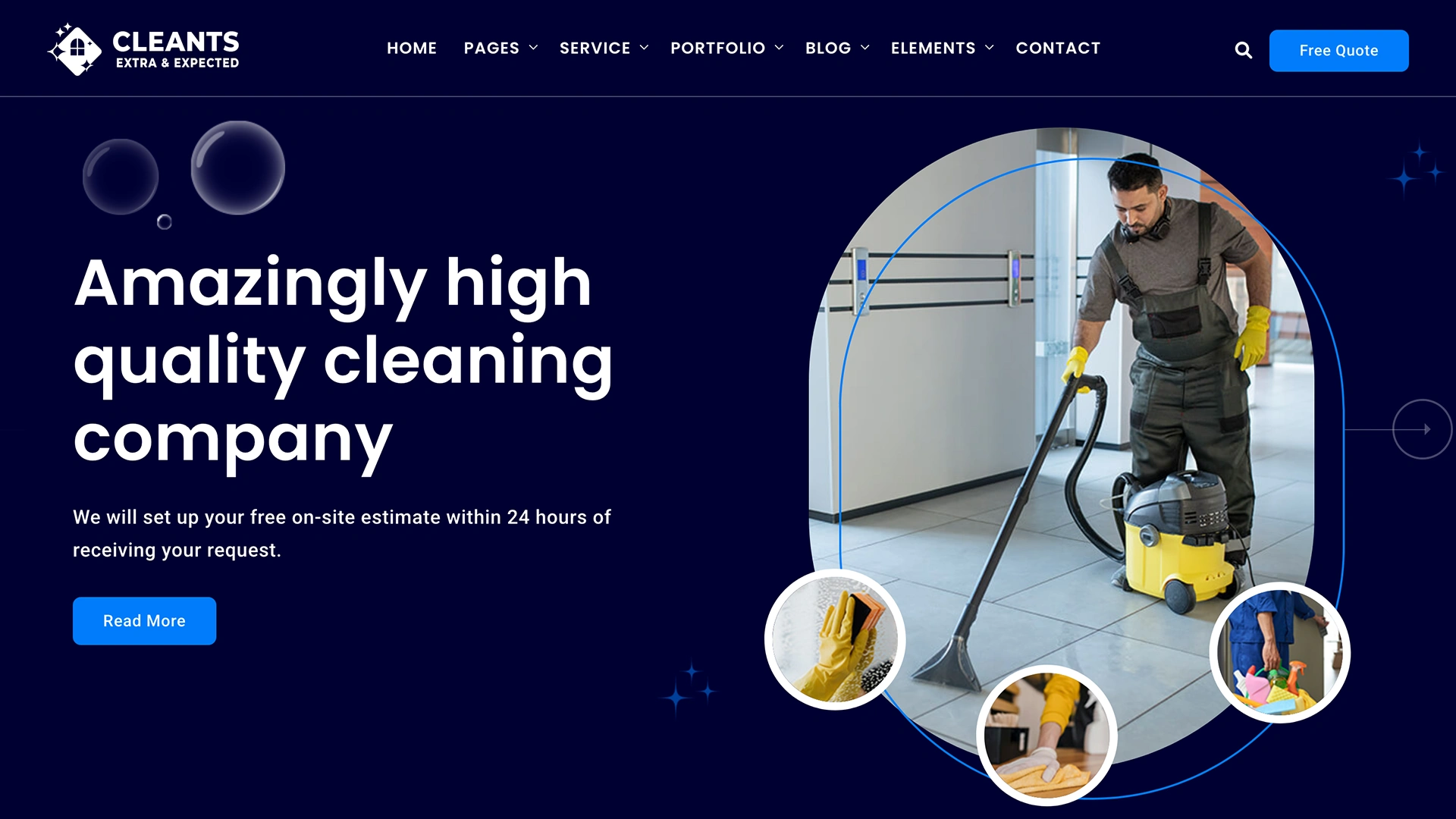 Cleants - Cleaning Services HTML Template