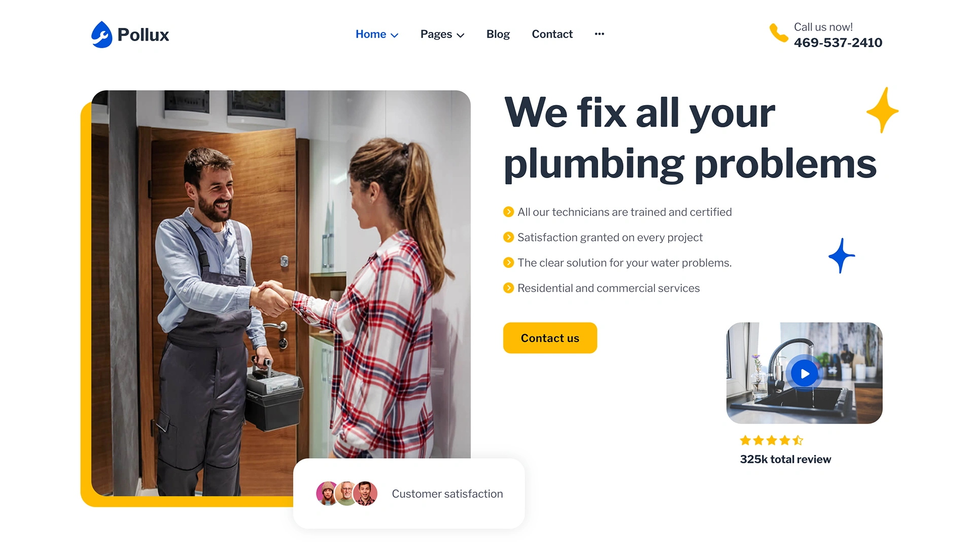 Pollux - Plumber, Carpenter and Cleaning