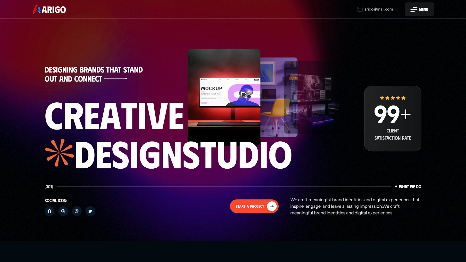 Arigo - Creative Agency & Portfolio HTML Template