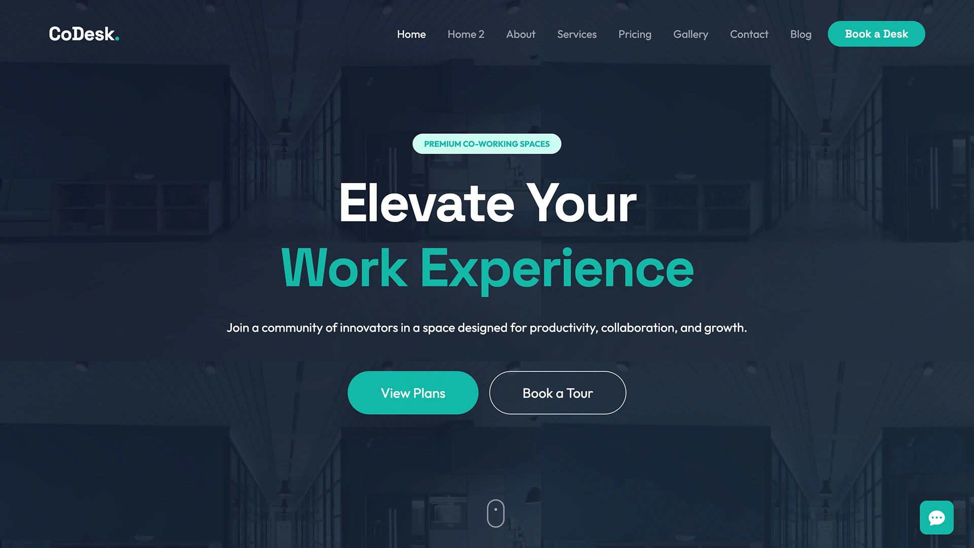 CoDesk - Modern Co-Working Space HTML Template