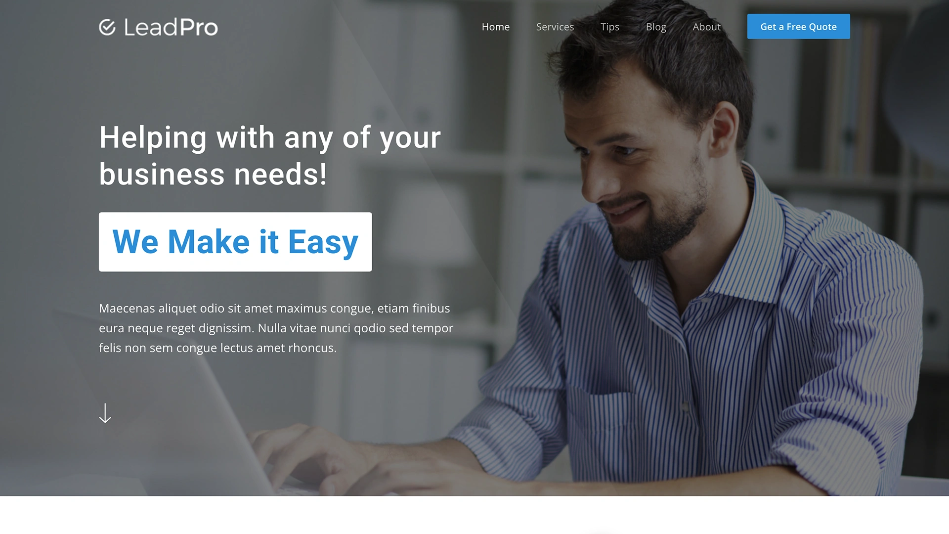 LeadPro - Lead Generation Template