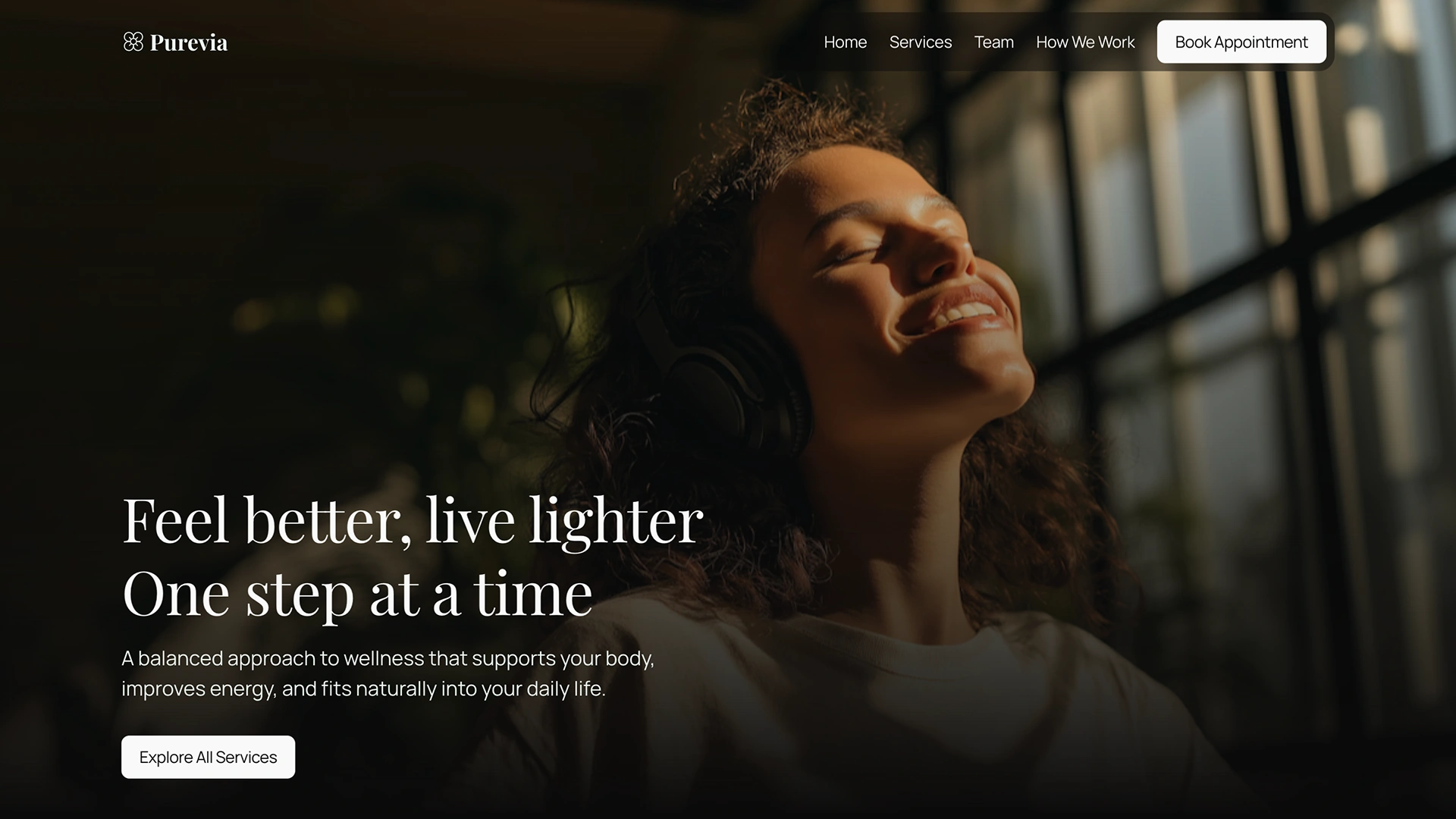 Purevia - Wellness Framer Template