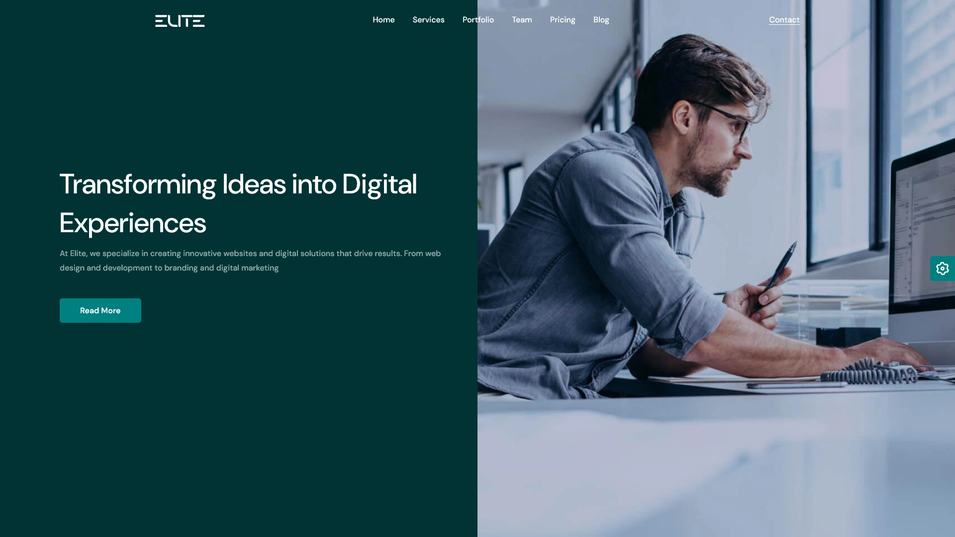 Elite - Startup Agency and SaaS Landing Page Template + LTR & RTL + Light & Dark