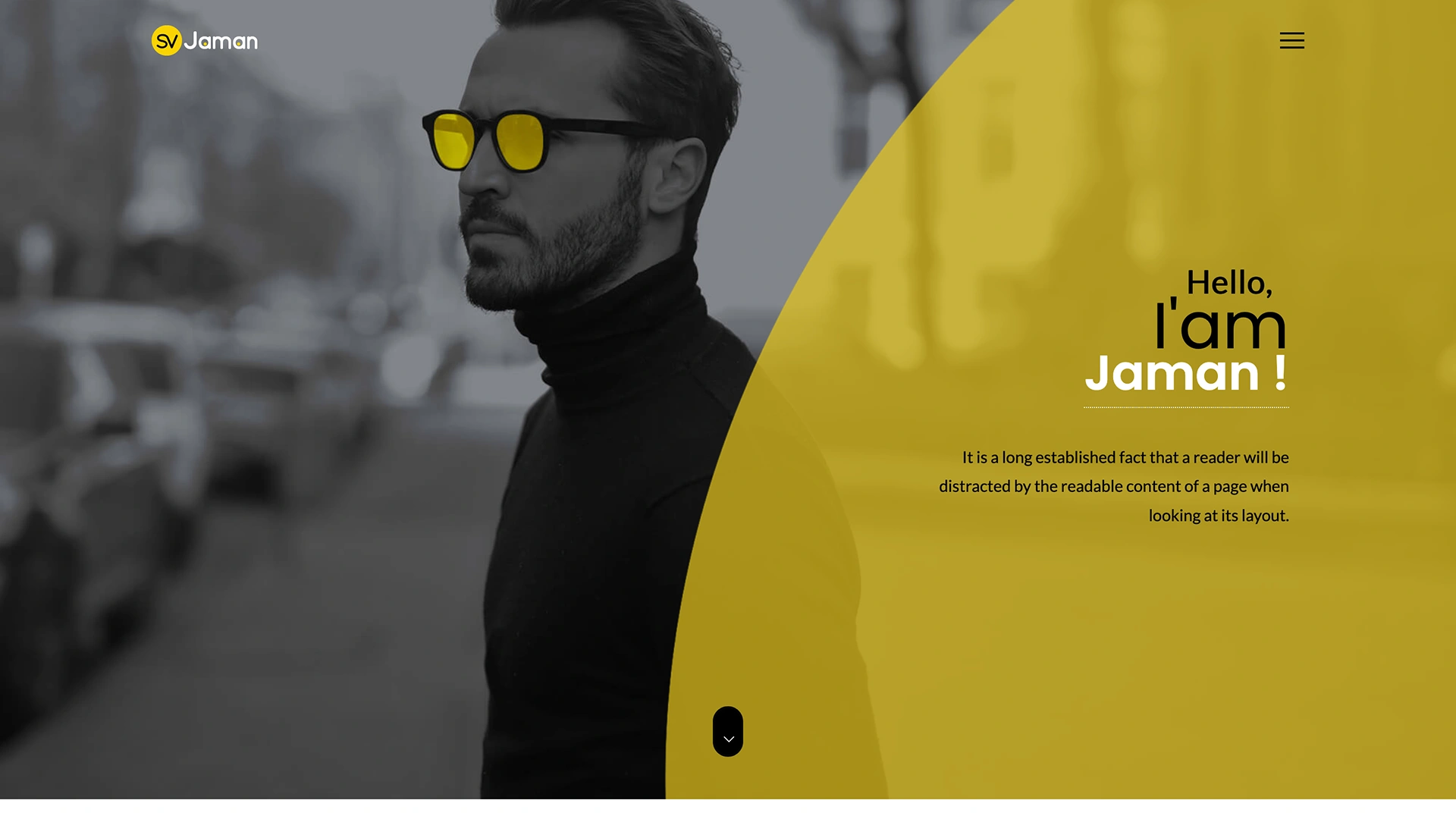 SvJaman - Responsive Portfolio Template