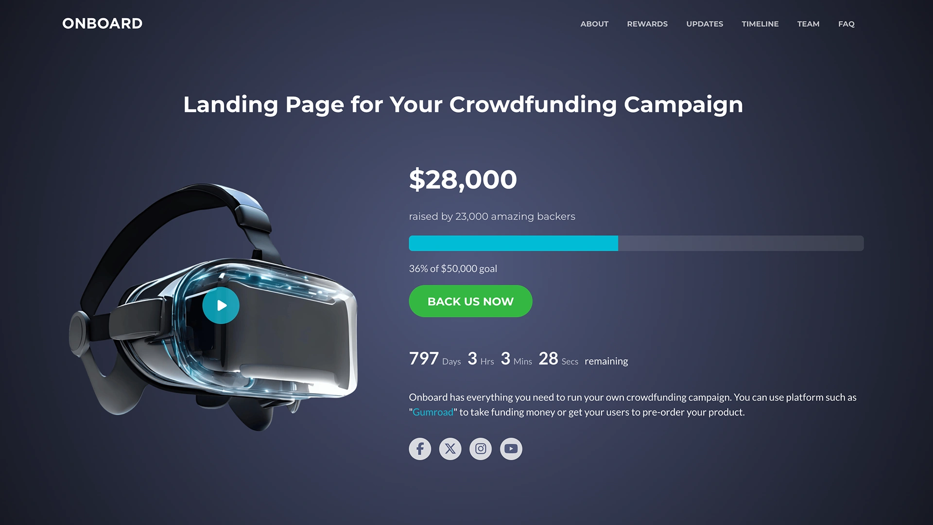 Onboard - For Crowdfunding