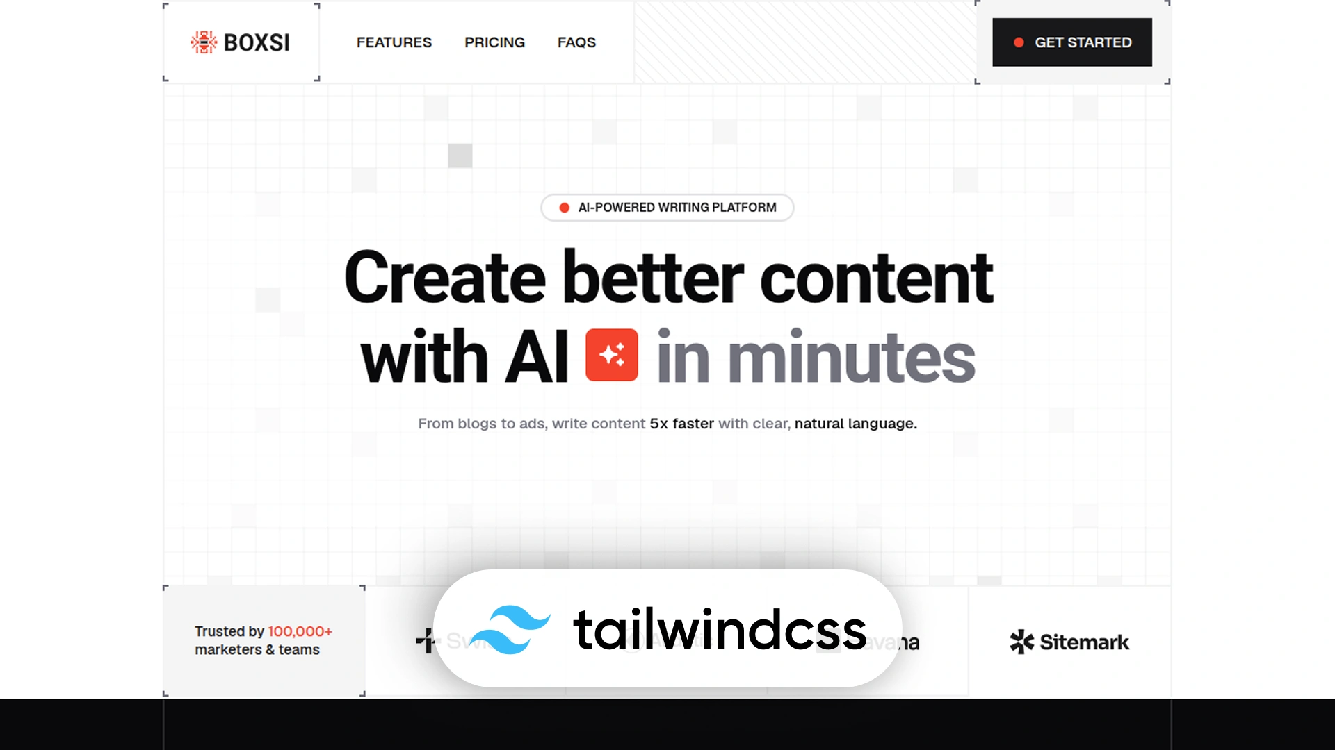 Boxsi - AI Agency & Technology Tailwind CSS 4 Website Template
